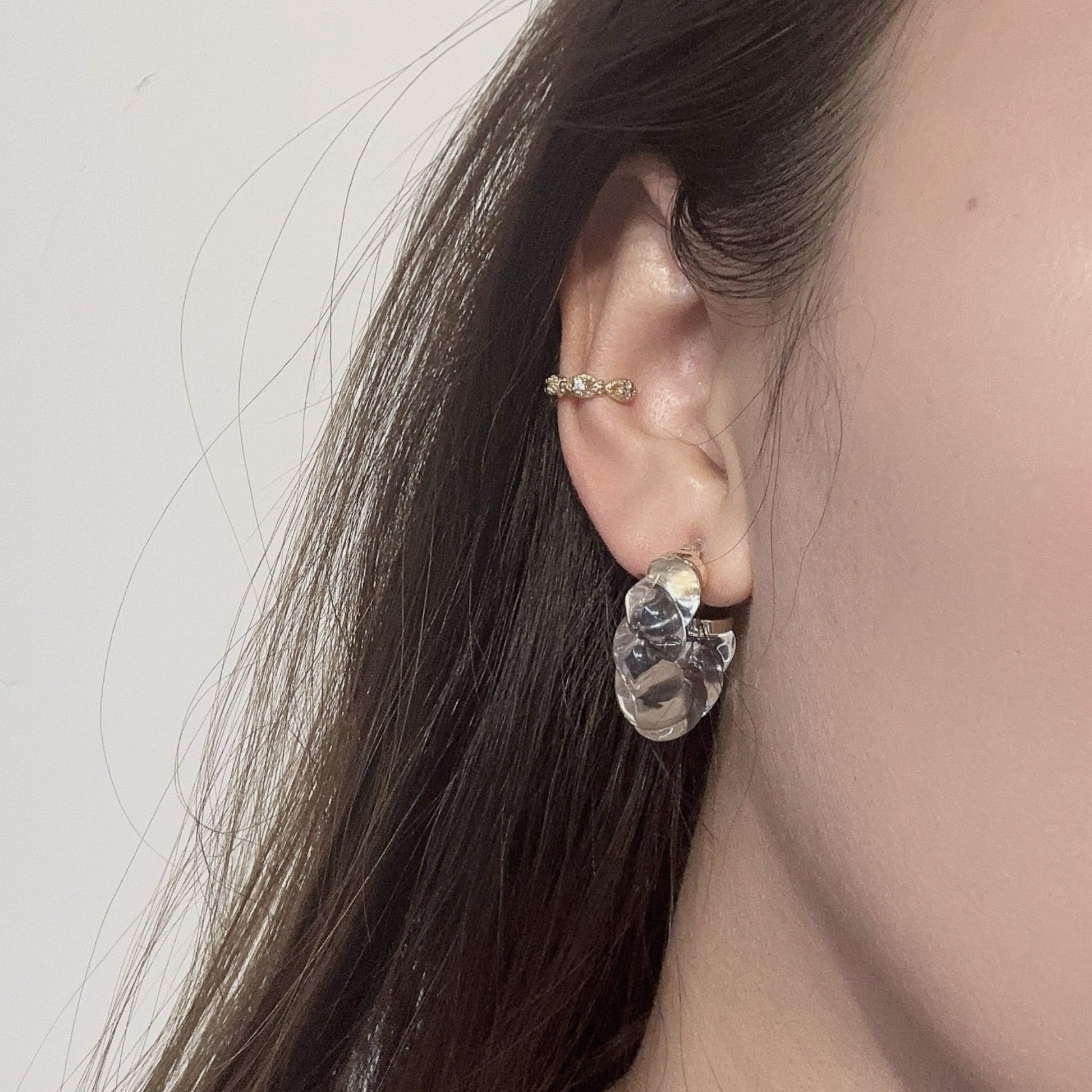hoop clip-on earrings by SOMIY – pain-free non-pierced jewelry for everyday wear