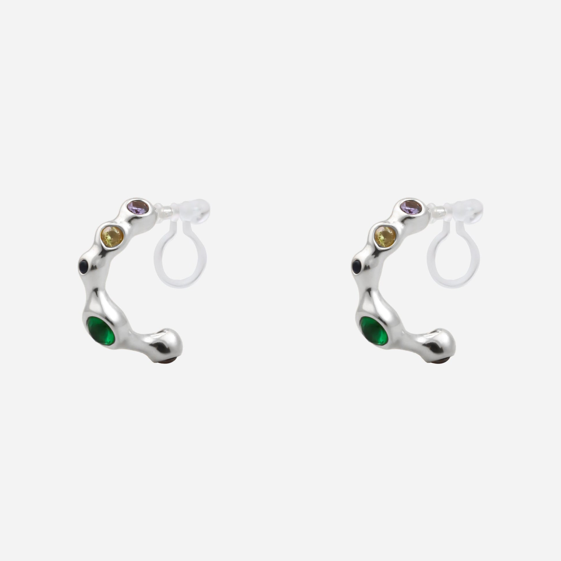 hoop clip-on earrings by SOMIY – pain-free non-pierced jewelry for everyday wear