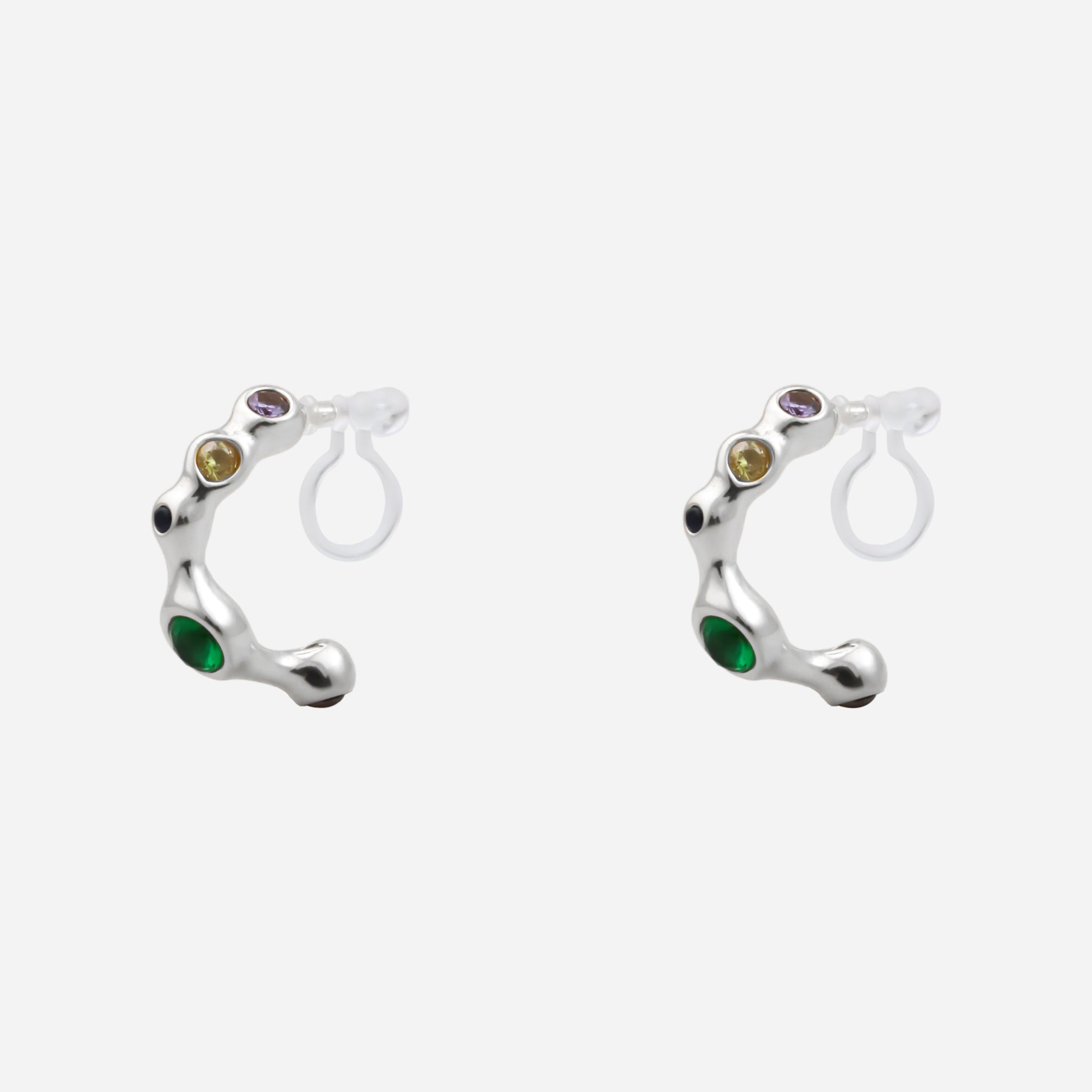 hoop clip-on earrings by SOMIY – pain-free non-pierced jewelry for everyday wear