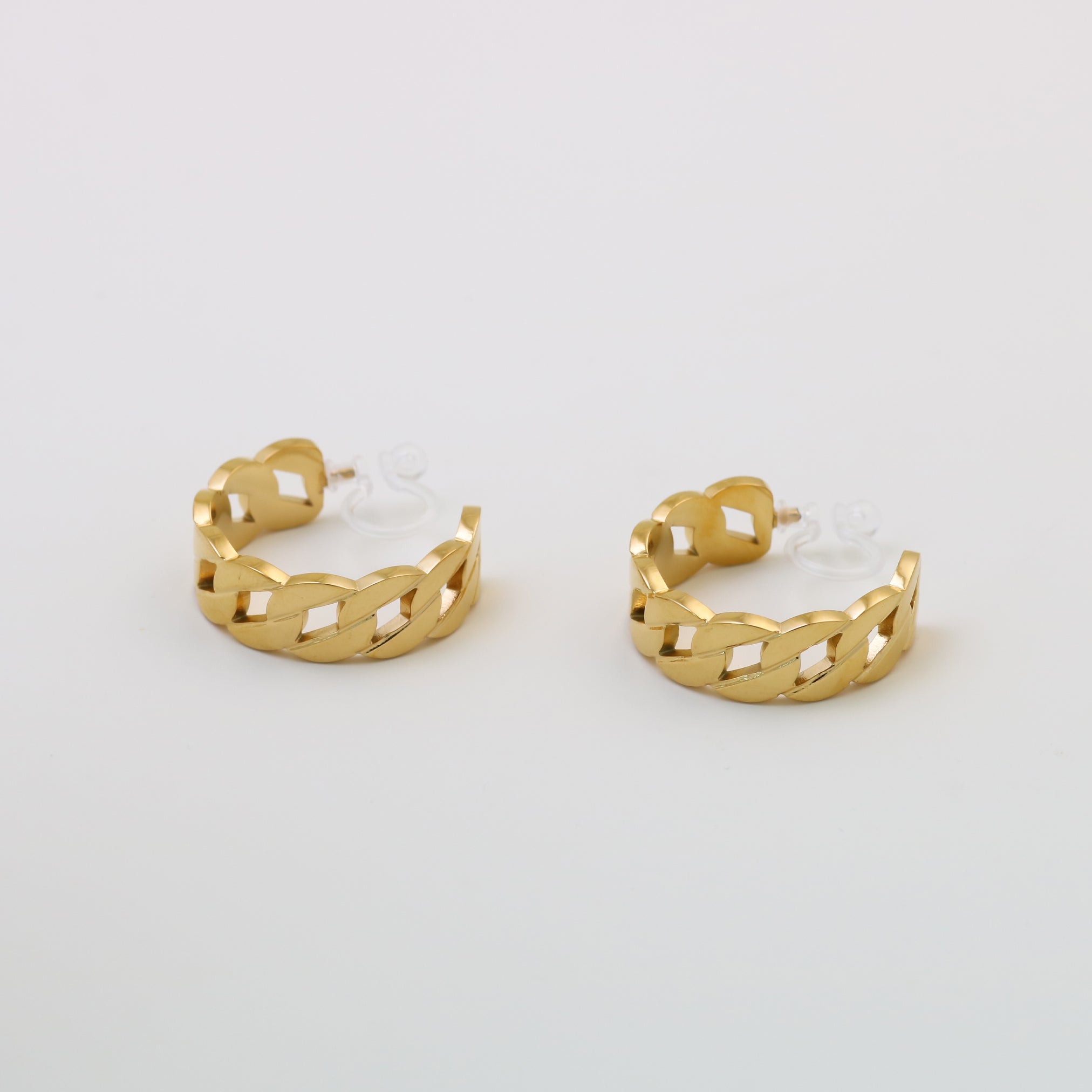 hoop clip-on earrings by SOMIY – pain-free non-pierced jewelry for everyday wear