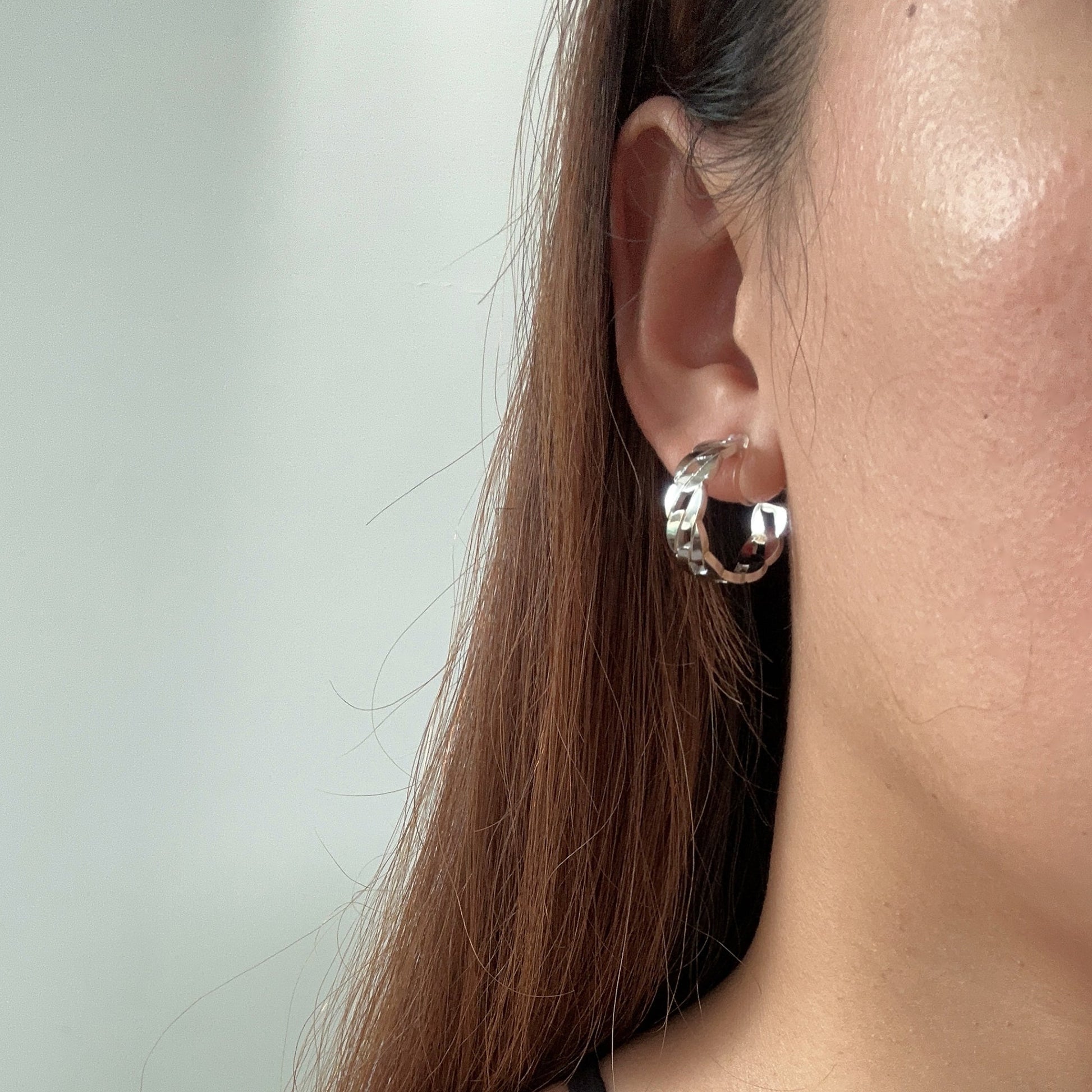 hoop clip-on earrings by SOMIY – pain-free non-pierced jewelry for everyday wear