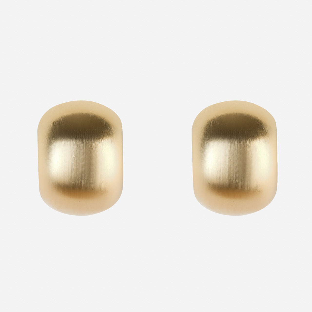 Gold Resinhoop clip-on earrings by SOMIY – pain-free non-pierced jewelry for everyday wear