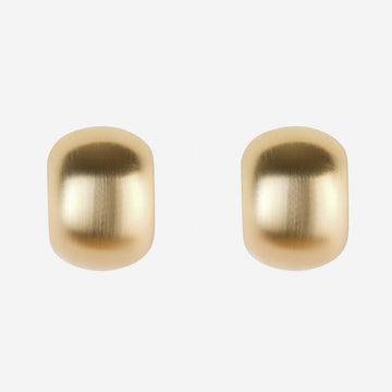 Gold Resinhoop clip-on earrings by SOMIY – pain-free non-pierced jewelry for everyday wear