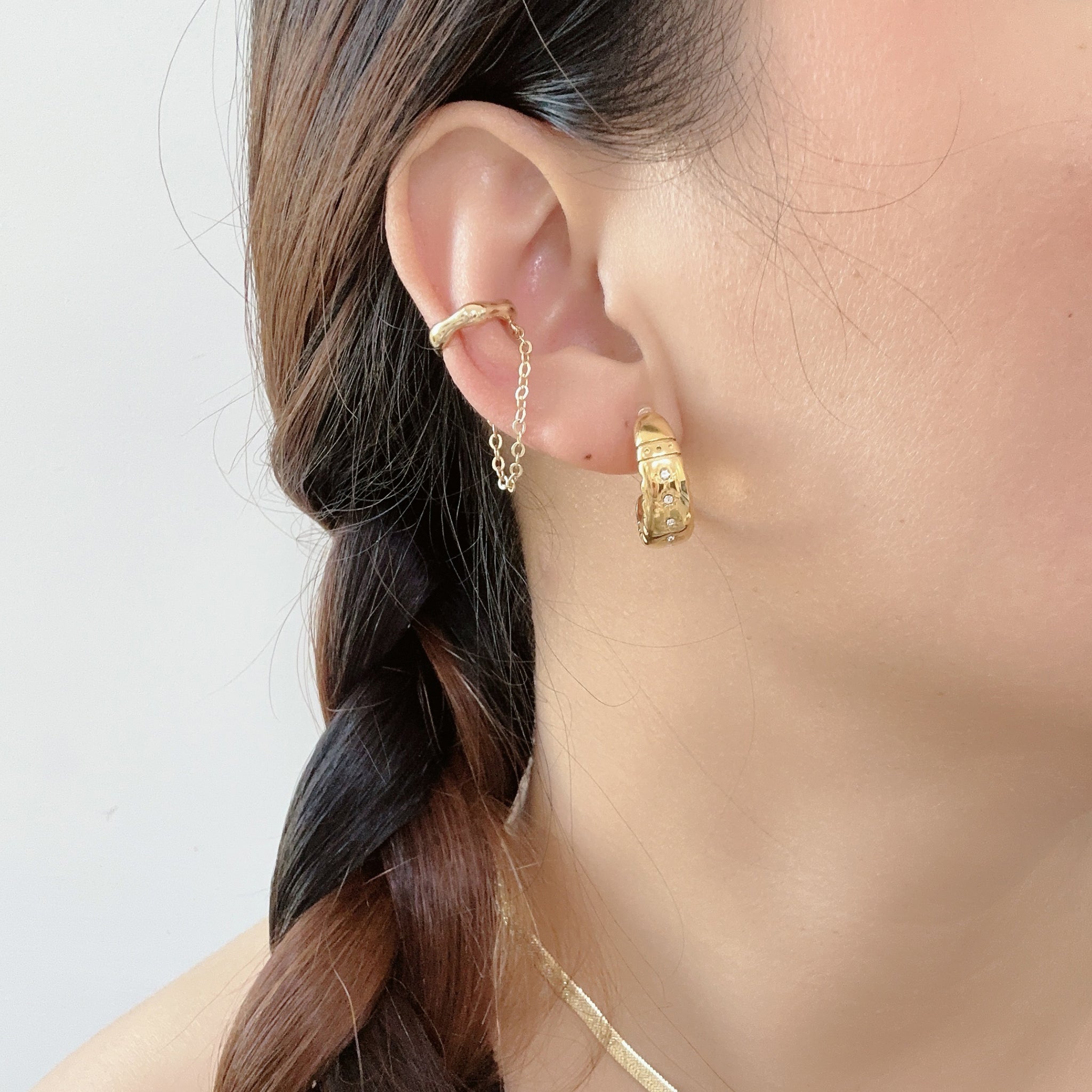 hoop clip-on earrings by SOMIY – pain-free non-pierced jewelry for everyday wear