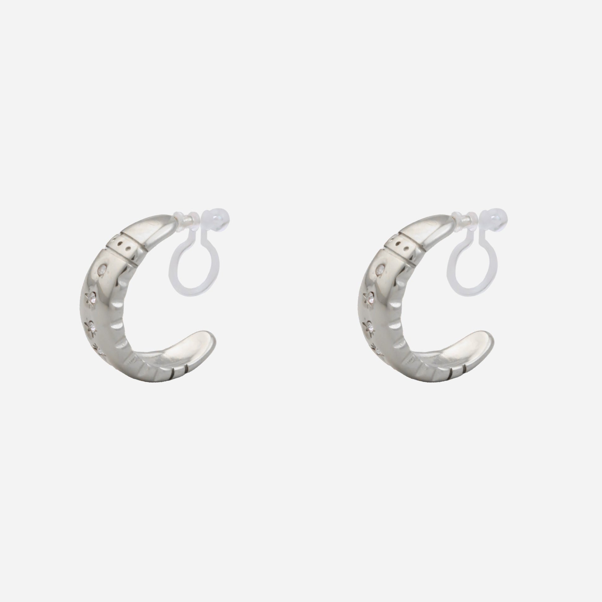 hoop clip-on earrings by SOMIY – pain-free non-pierced jewelry for everyday wear