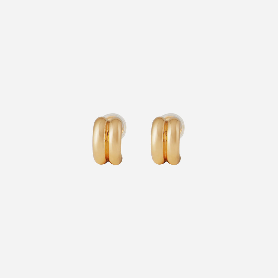 Goldhoop clip-on earrings by SOMIY – pain-free non-pierced jewelry for everyday wear