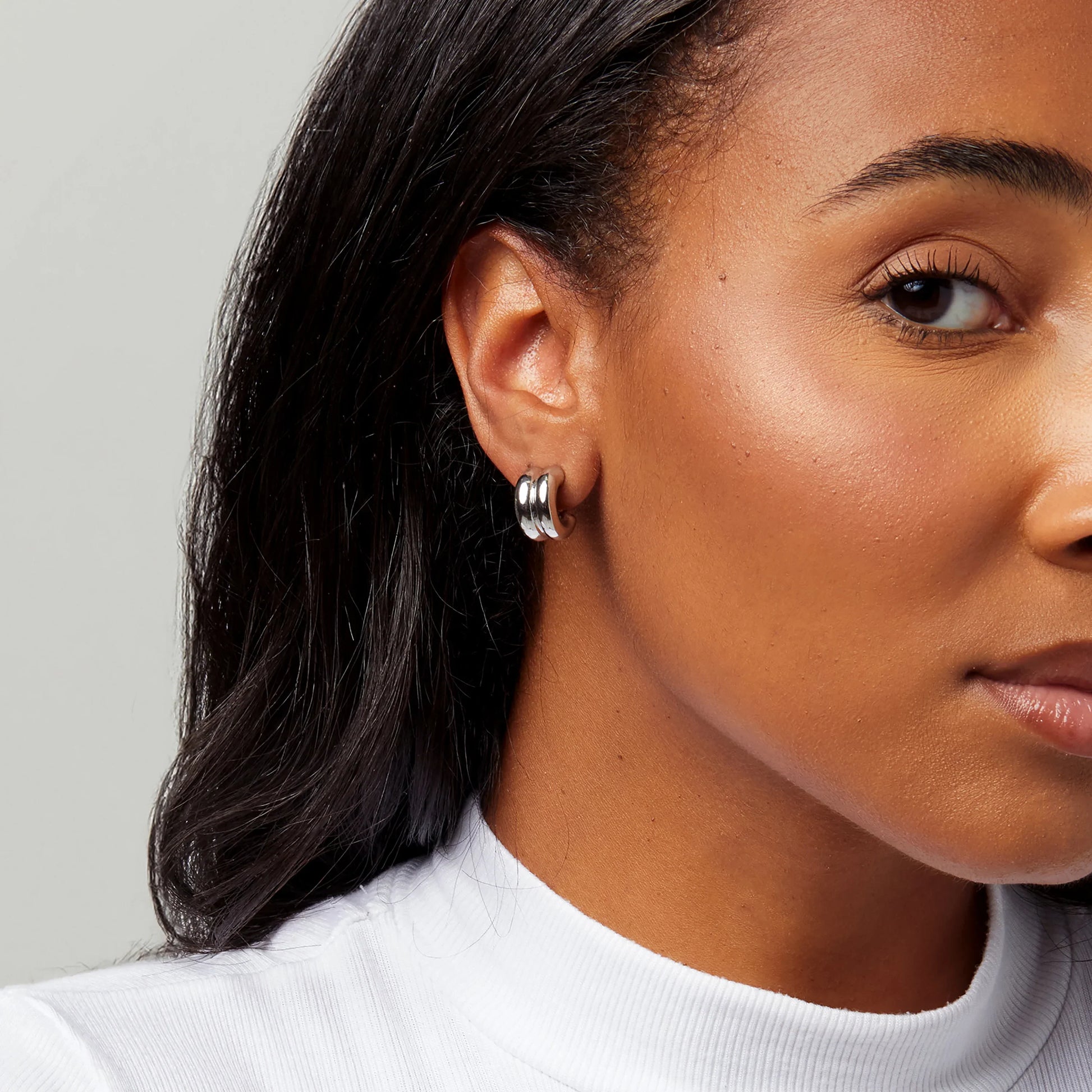 hoop clip-on earrings by SOMIY – pain-free non-pierced jewelry for everyday wear