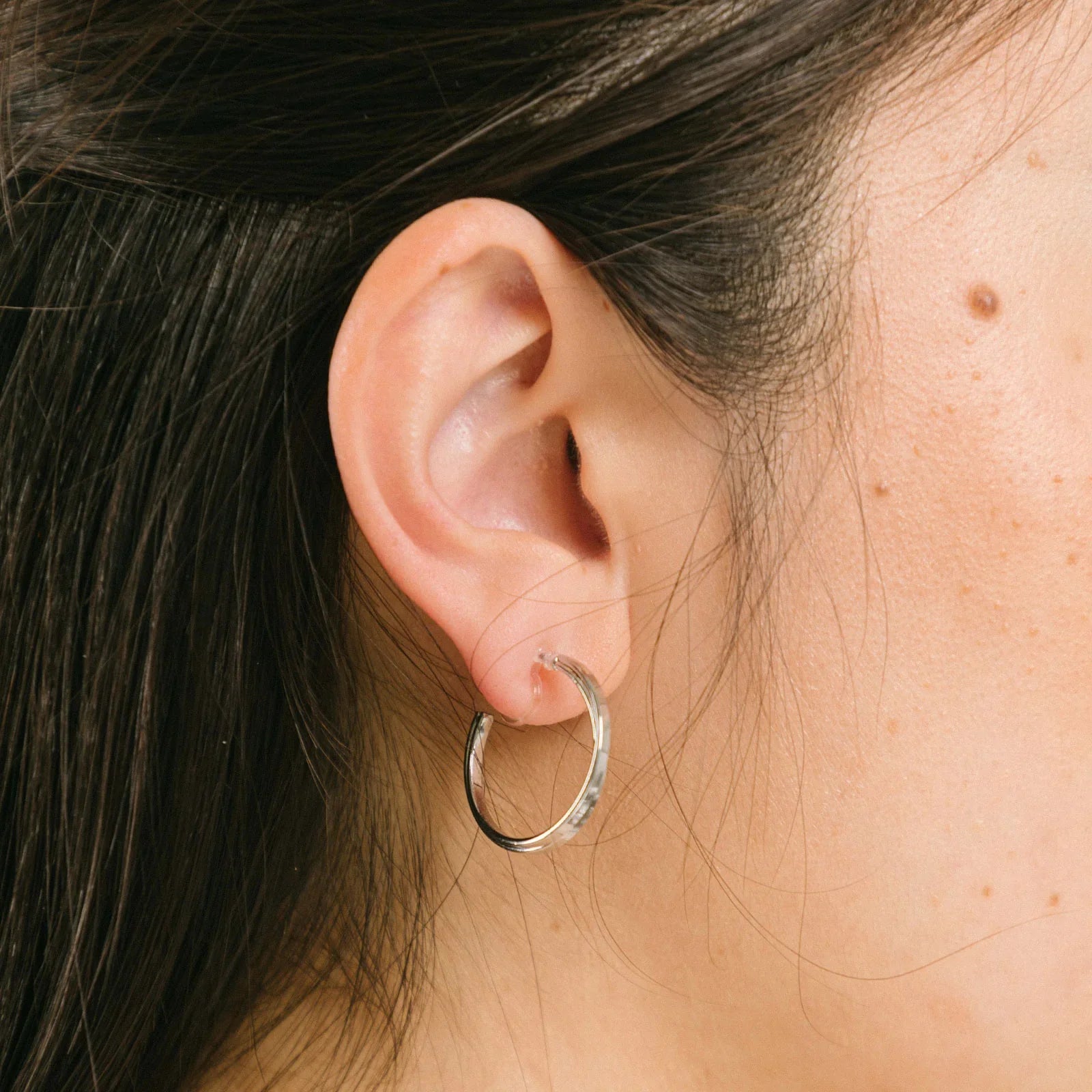 hoop clip-on earrings by SOMIY – pain-free non-pierced jewelry for everyday wear