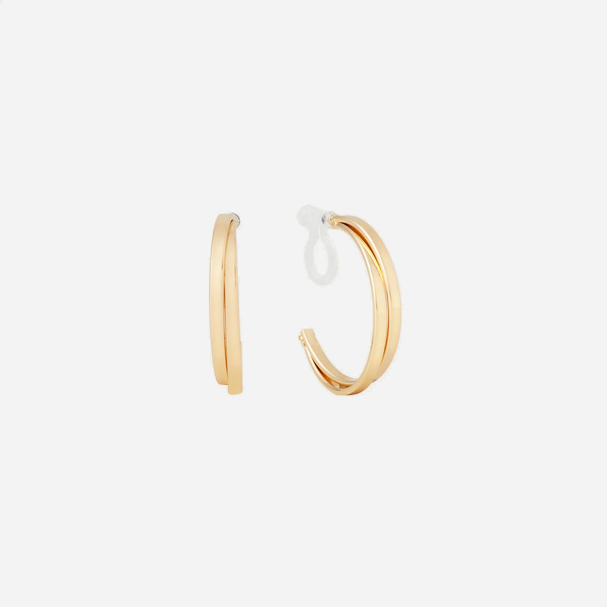 hoop clip-on earrings by SOMIY – pain-free non-pierced jewelry for everyday wear
