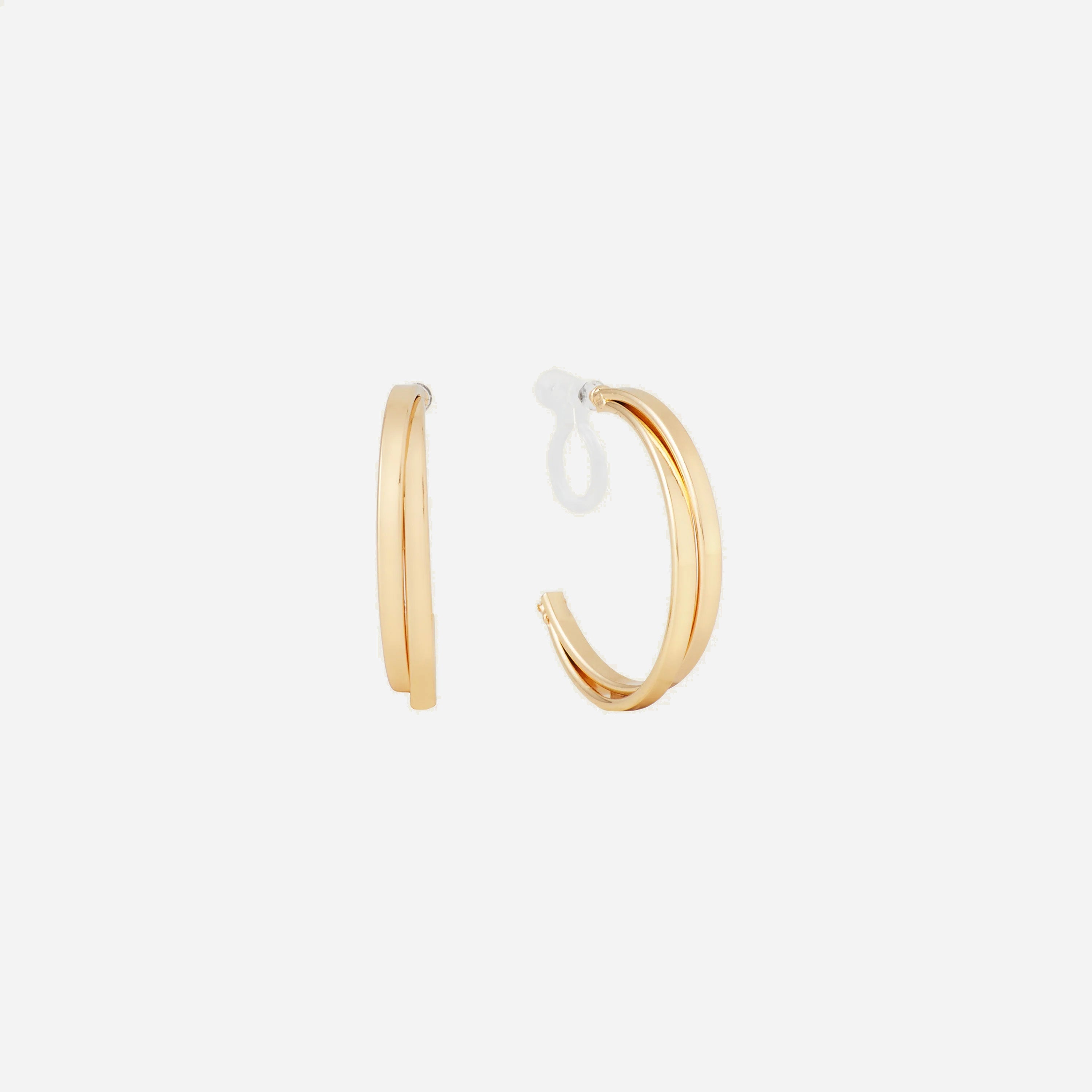 hoop clip-on earrings by SOMIY – pain-free non-pierced jewelry for everyday wear
