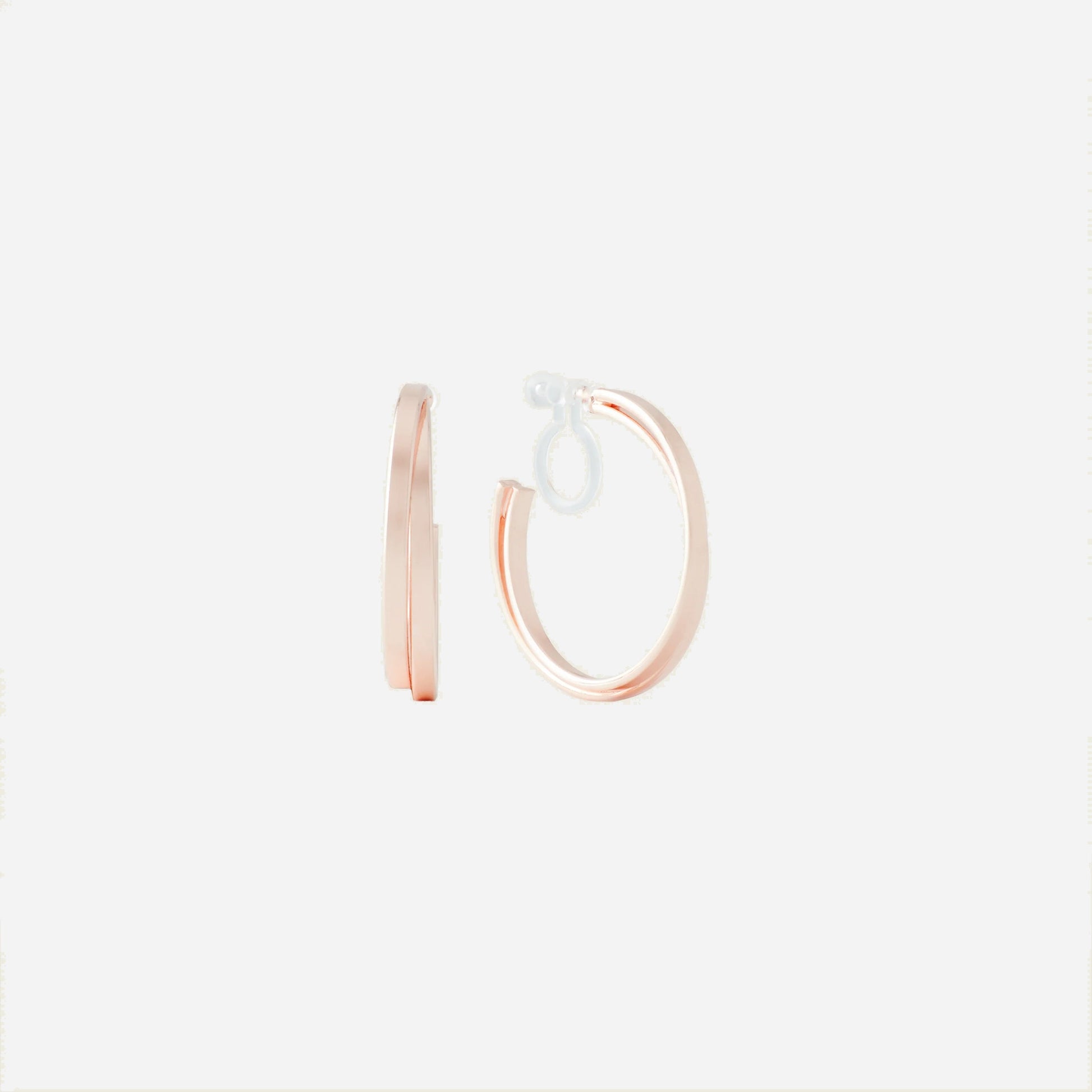 hoop clip-on earrings by SOMIY – pain-free non-pierced jewelry for everyday wear