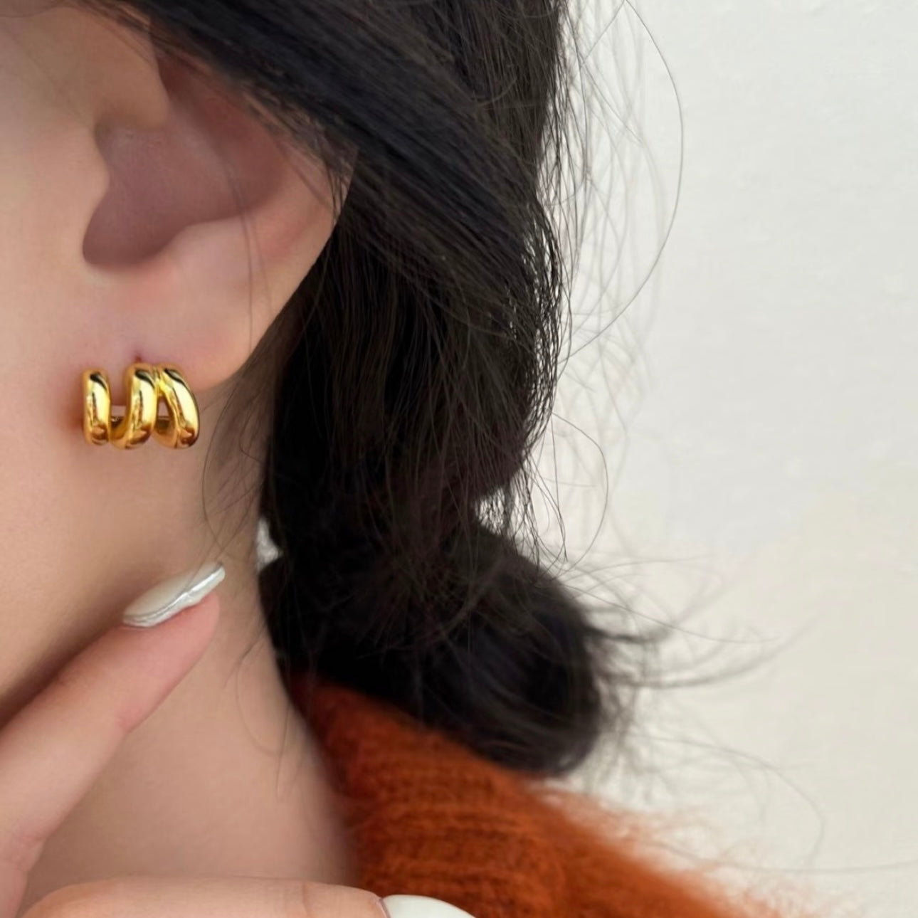 hoop clip-on earrings by SOMIY – pain-free non-pierced jewelry for everyday wear