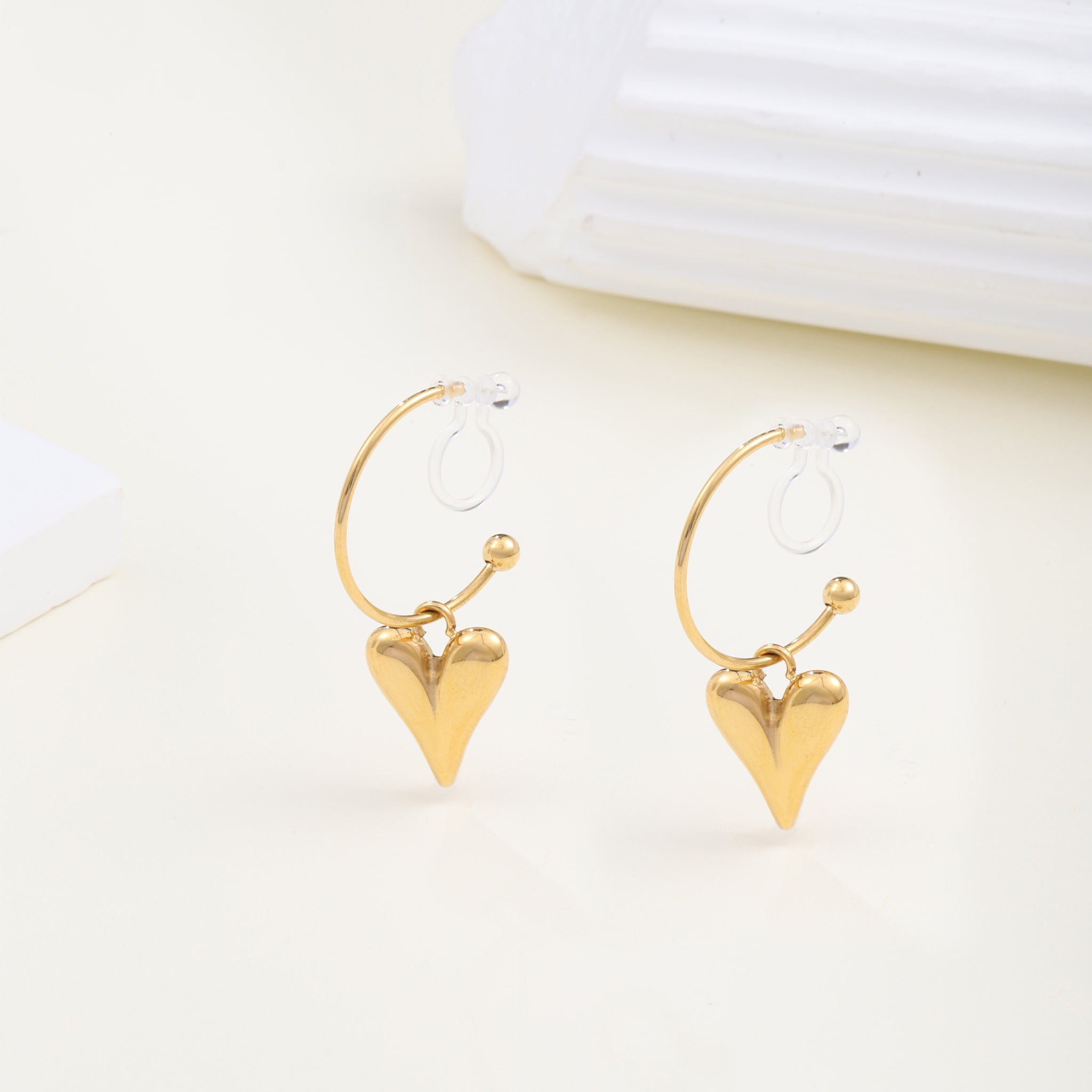hoop clip-on earrings by SOMIY – pain-free non-pierced jewelry for everyday wear