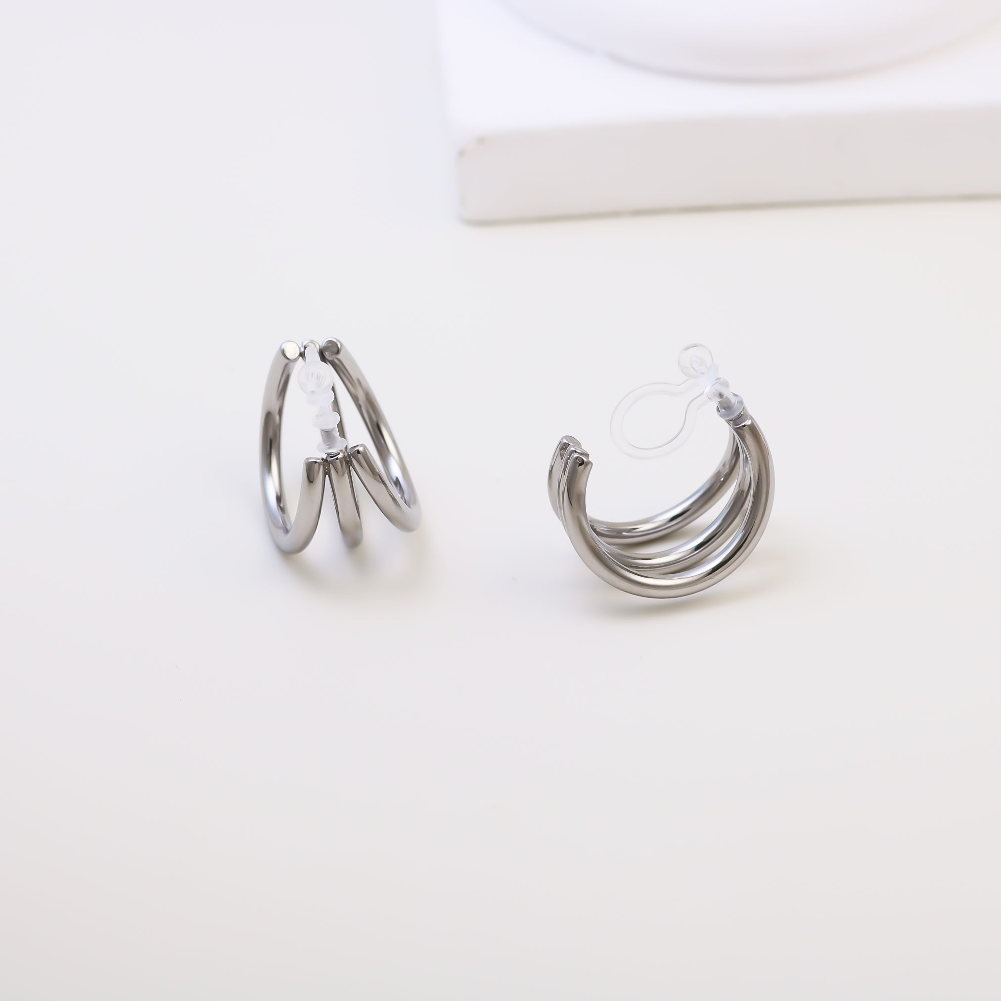 hoop clip-on earrings by SOMIY – pain-free non-pierced jewelry for everyday wear