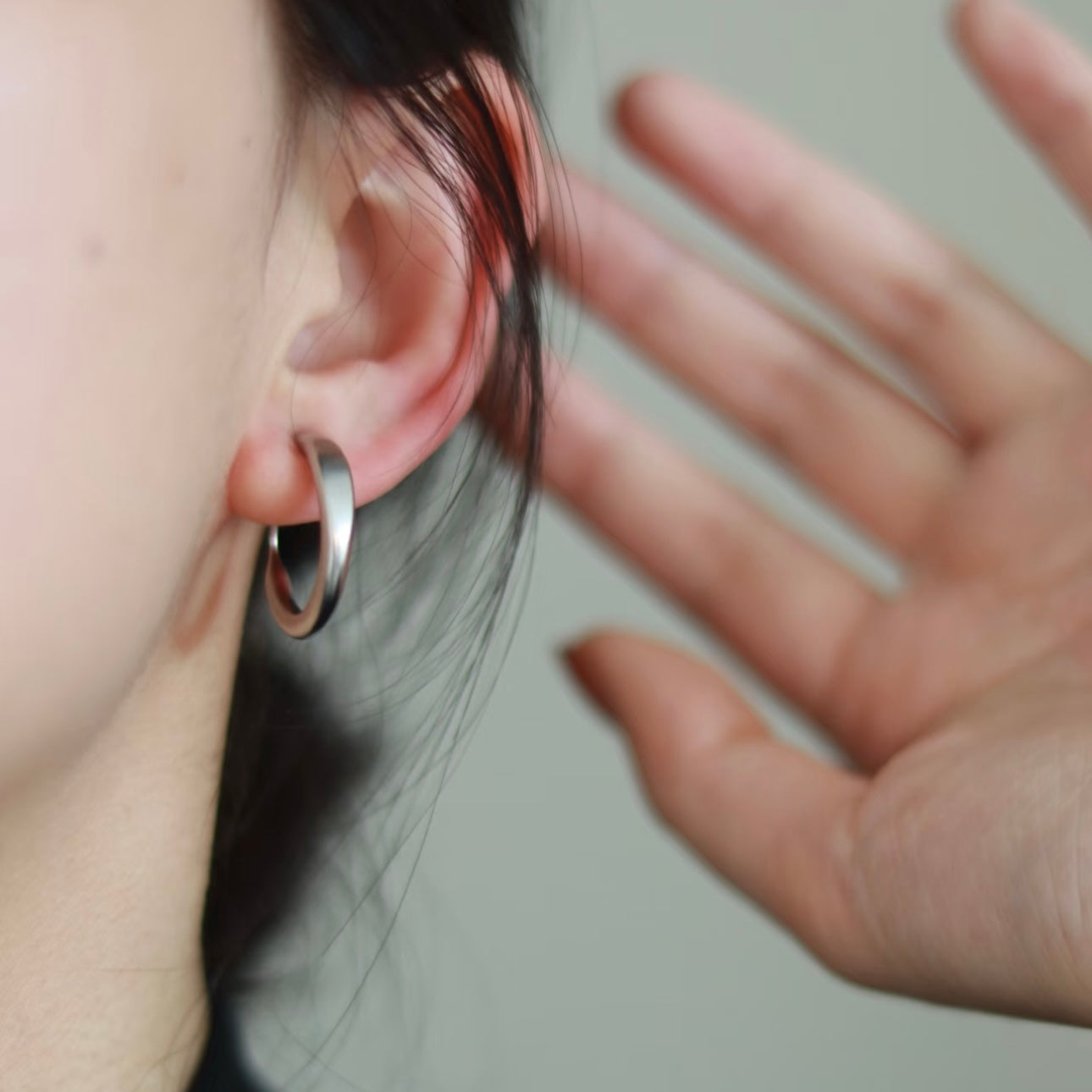hoop clip-on earrings by SOMIY – pain-free non-pierced jewelry for everyday wear