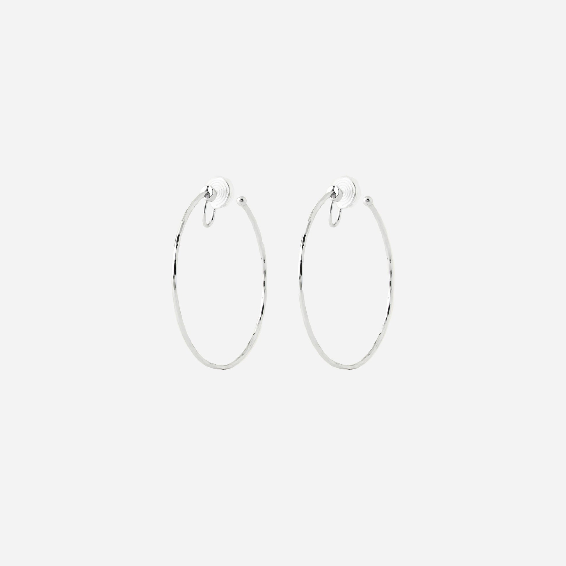 hoop clip-on earrings by SOMIY – pain-free non-pierced jewelry for everyday wear