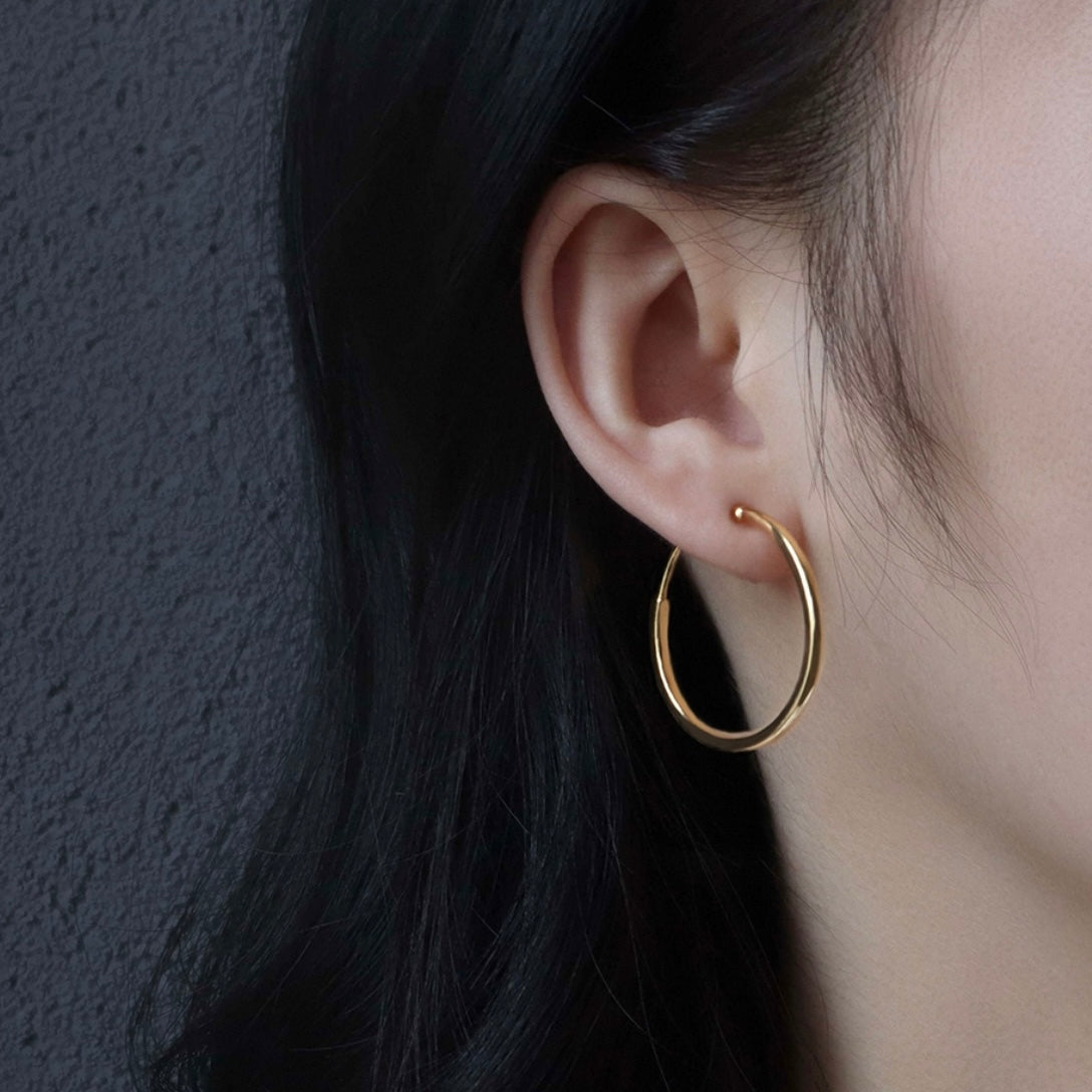 hoop clip-on earrings by SOMIY – pain-free non-pierced jewelry for everyday wear
