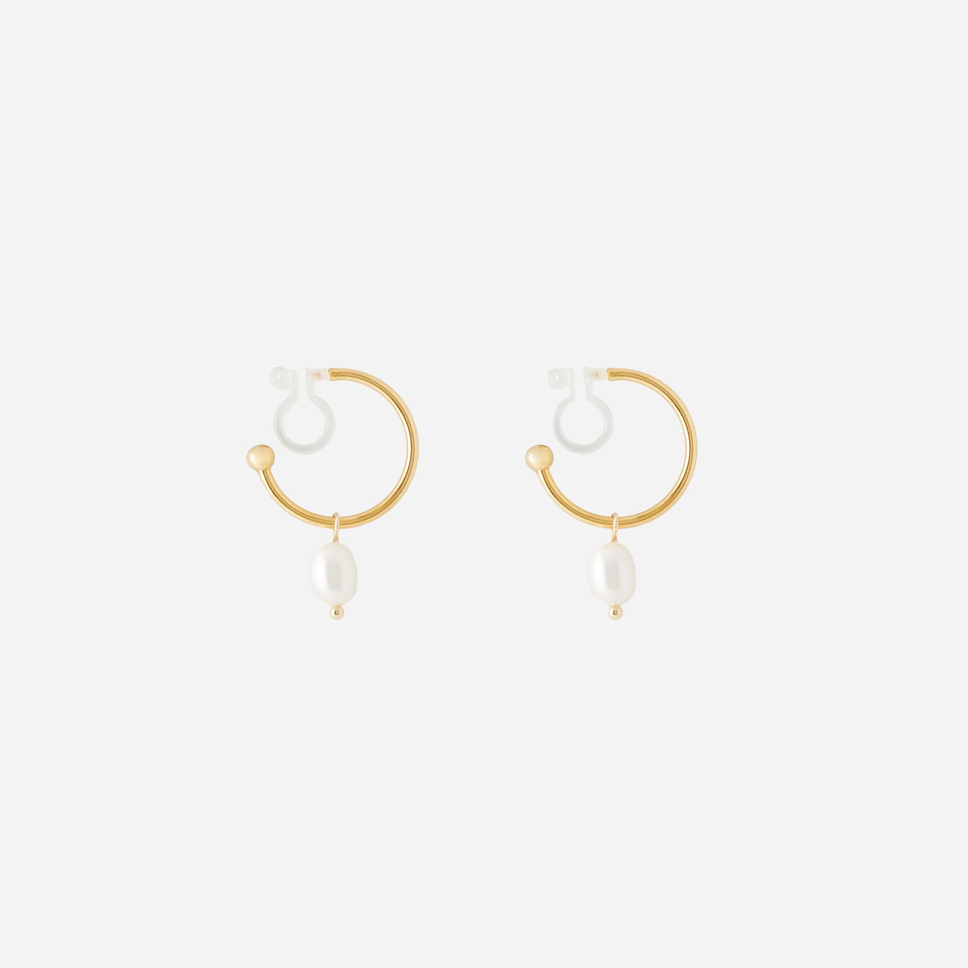 Pearldangle clip-on earrings by SOMIY – pain-free non-pierced jewelry for everyday wear