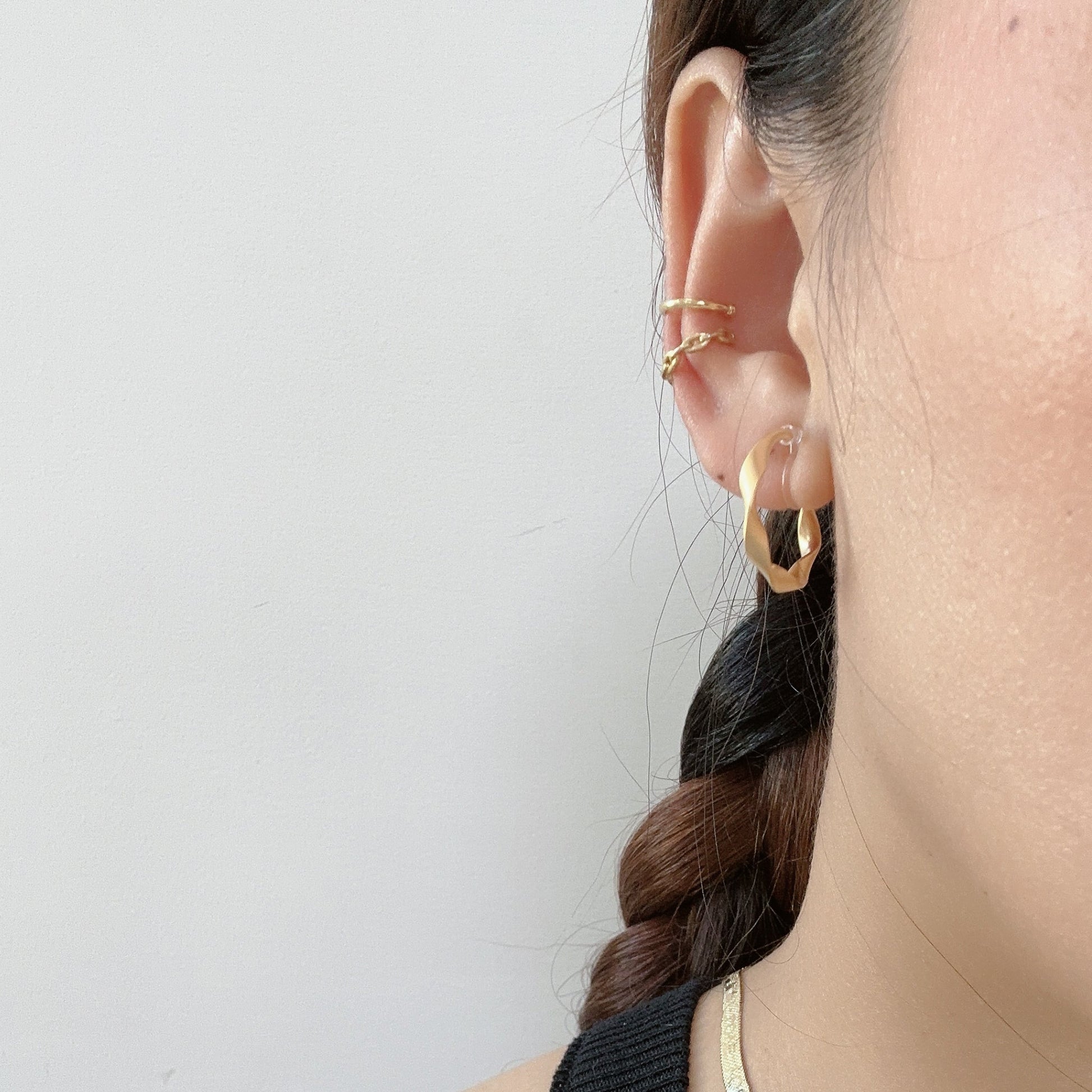 hoop clip-on earrings by SOMIY – pain-free non-pierced jewelry for everyday wear