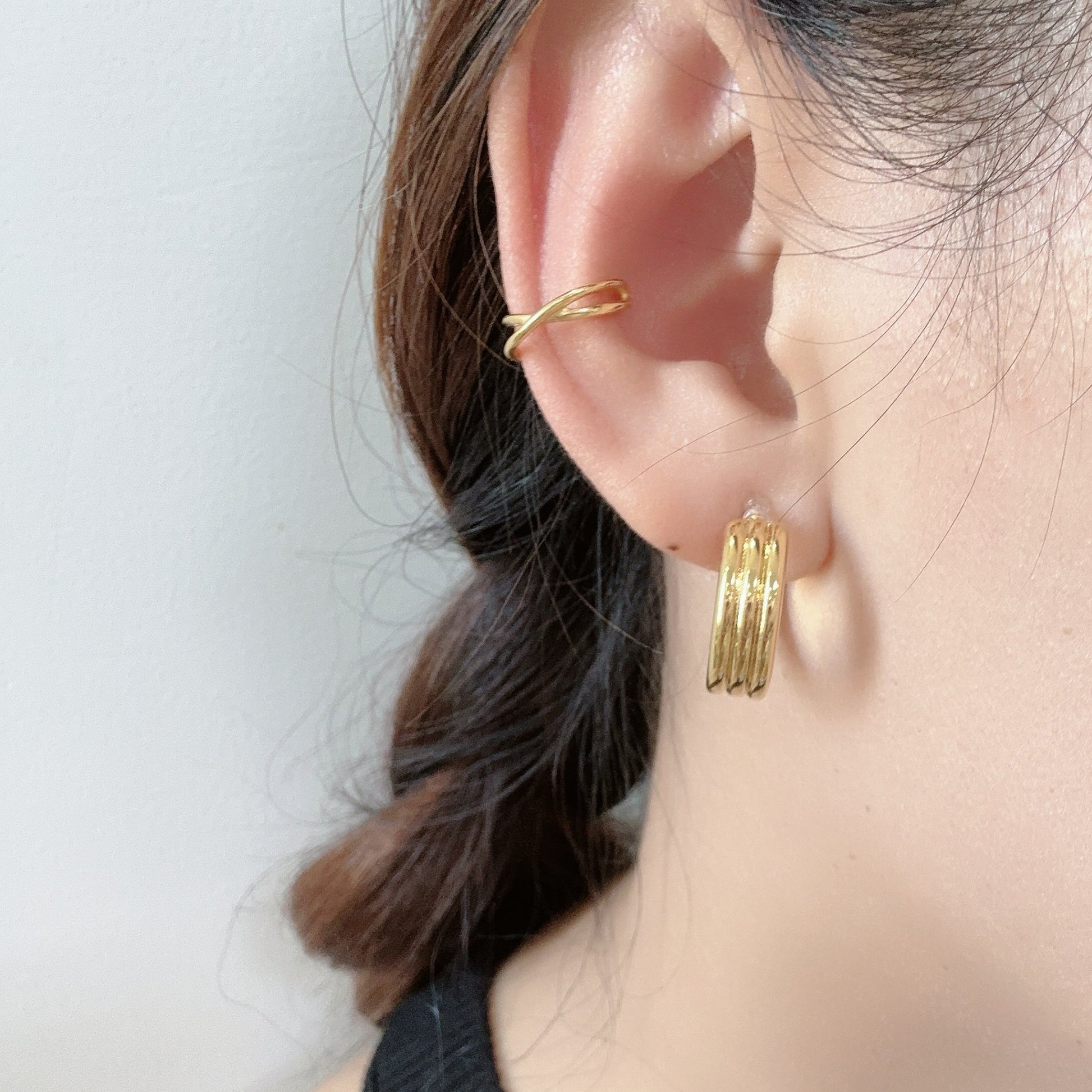 hoop clip-on earrings by SOMIY – pain-free non-pierced jewelry for everyday wear