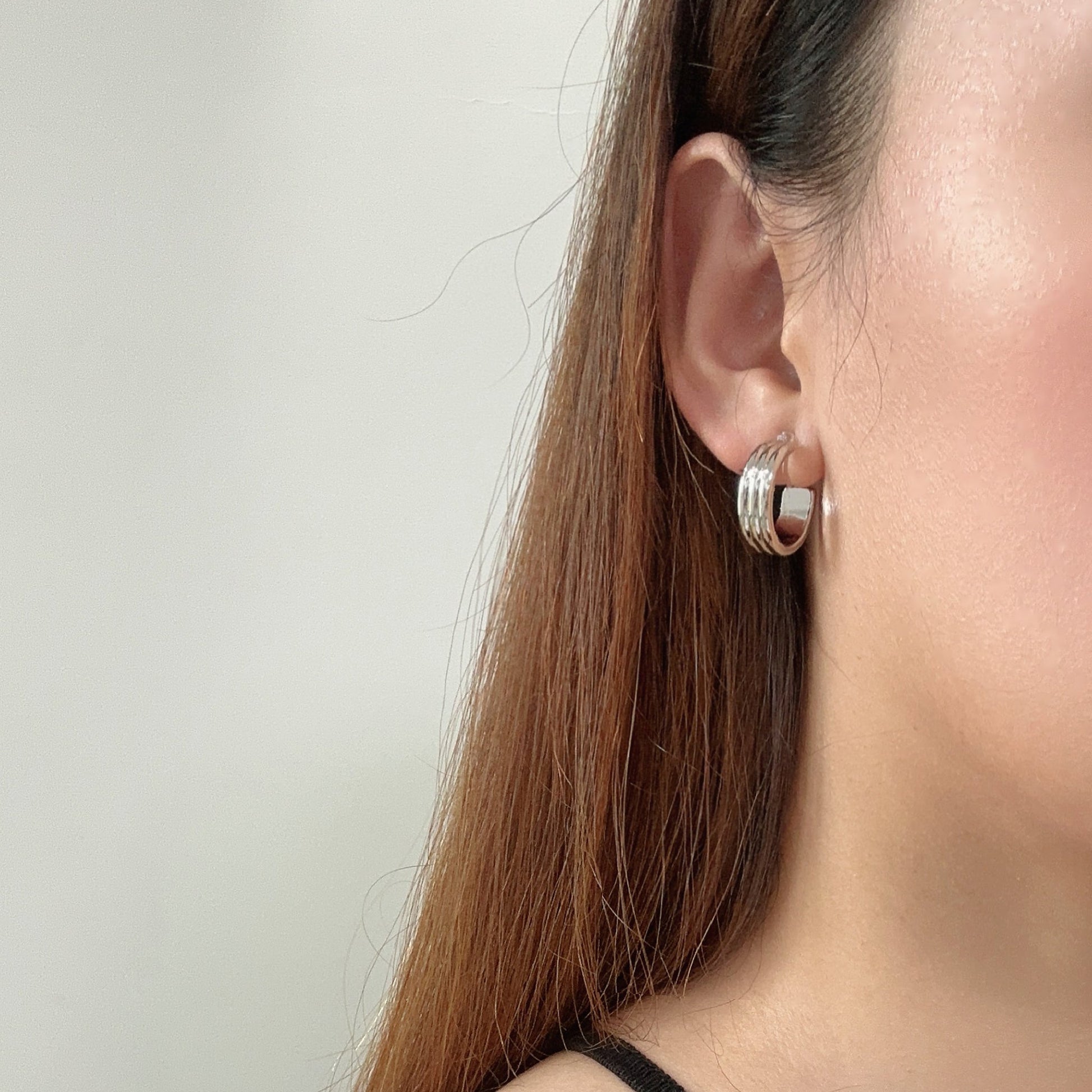 hoop clip-on earrings by SOMIY – pain-free non-pierced jewelry for everyday wear