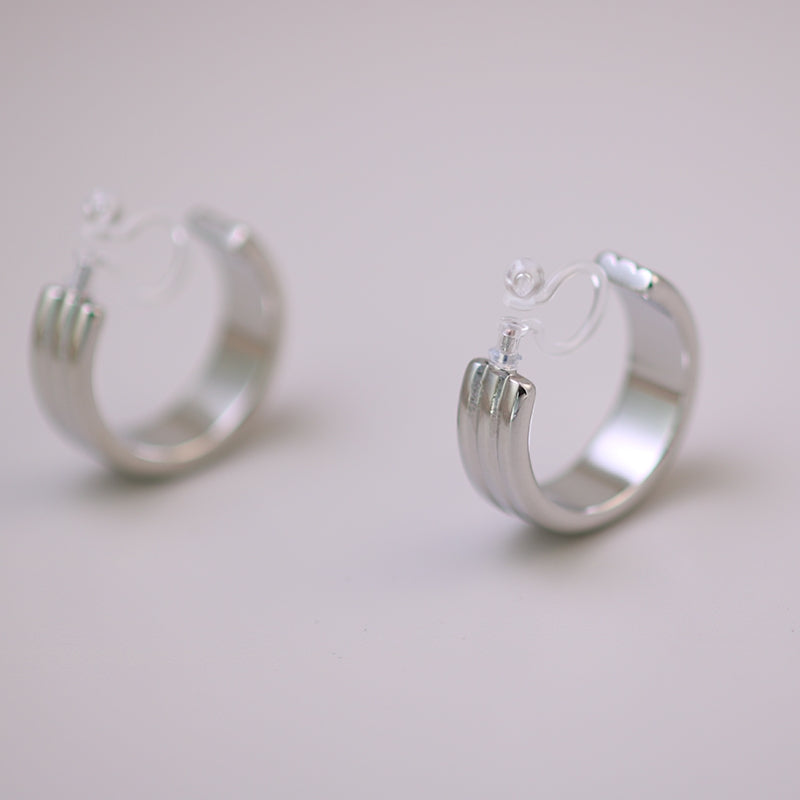 hoop clip-on earrings by SOMIY – pain-free non-pierced jewelry for everyday wear