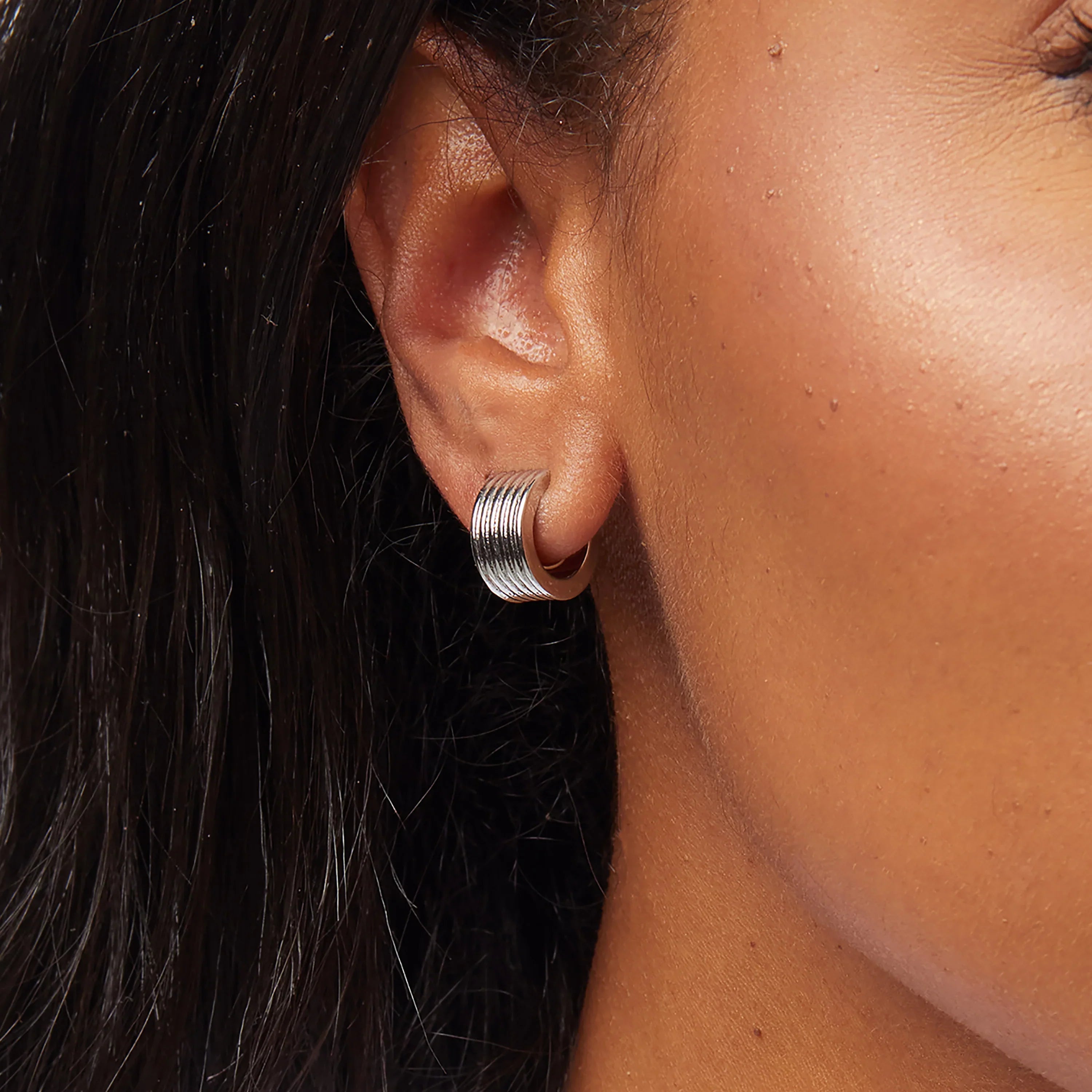 hoop clip-on earrings by SOMIY – pain-free non-pierced jewelry for everyday wear