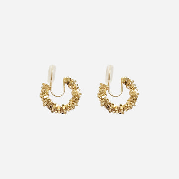 Goldhoop clip-on earrings by SOMIY – pain-free non-pierced jewelry for everyday wear