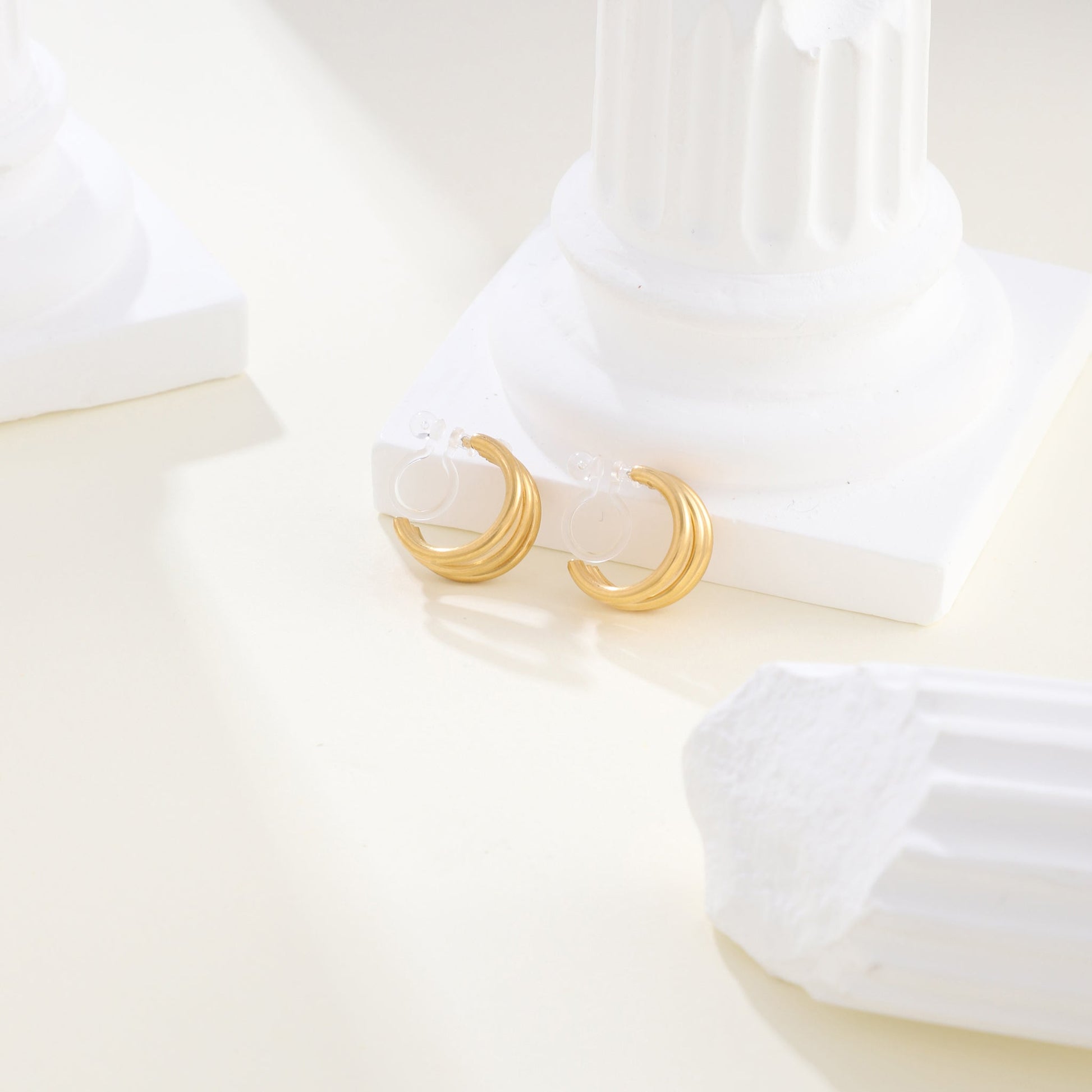 hoop clip-on earrings by SOMIY – pain-free non-pierced jewelry for everyday wear