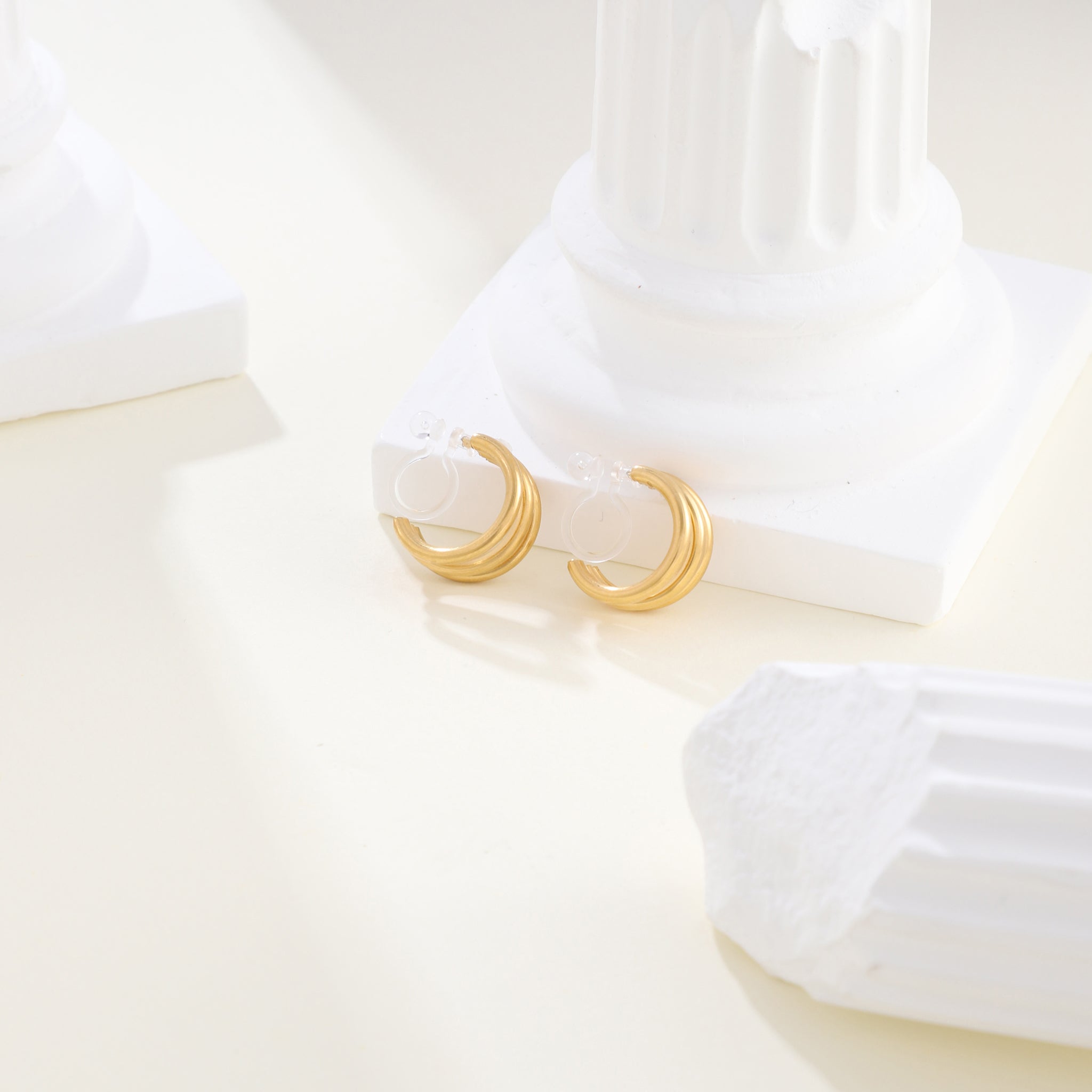 hoop clip-on earrings by SOMIY – pain-free non-pierced jewelry for everyday wear