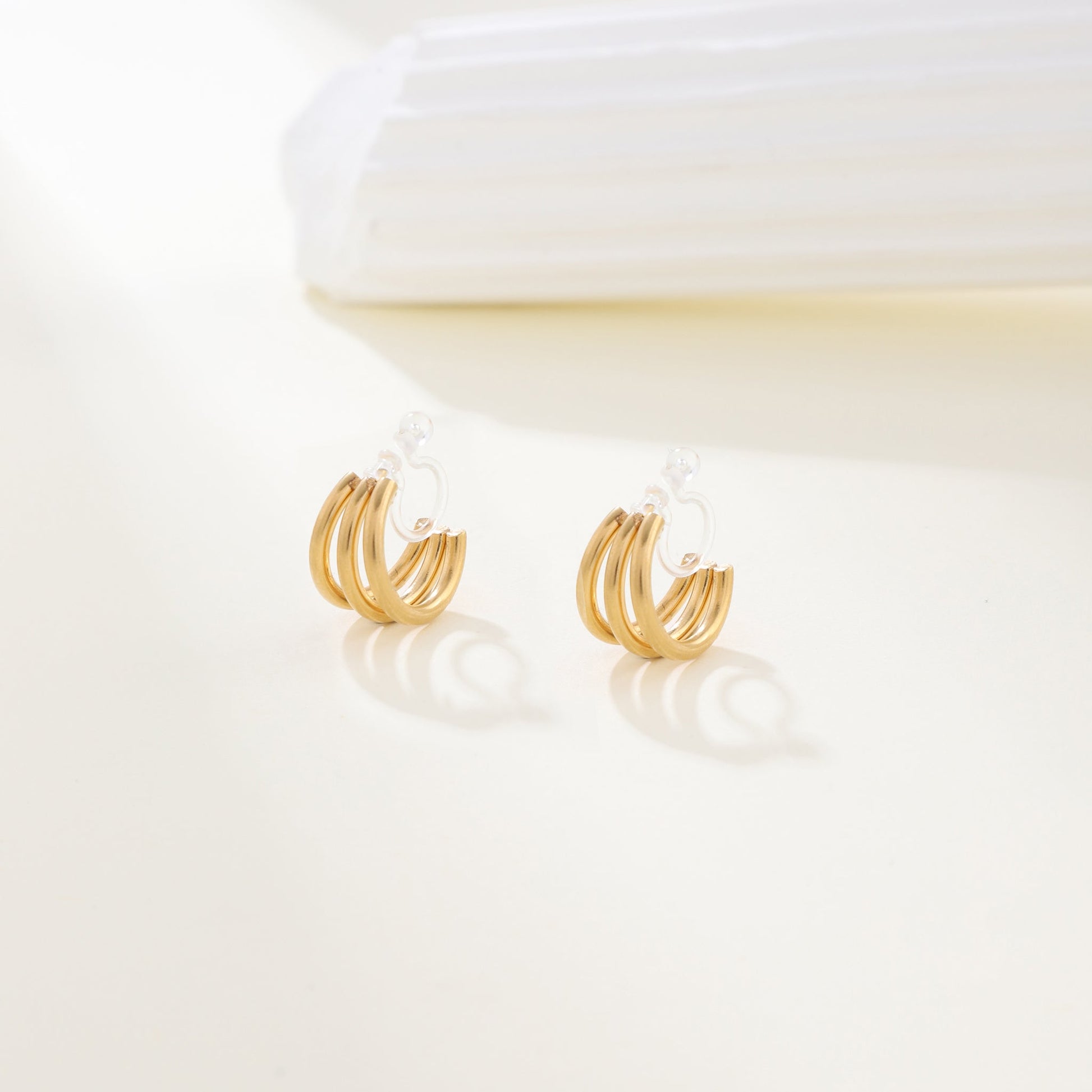 hoop clip-on earrings by SOMIY – pain-free non-pierced jewelry for everyday wear