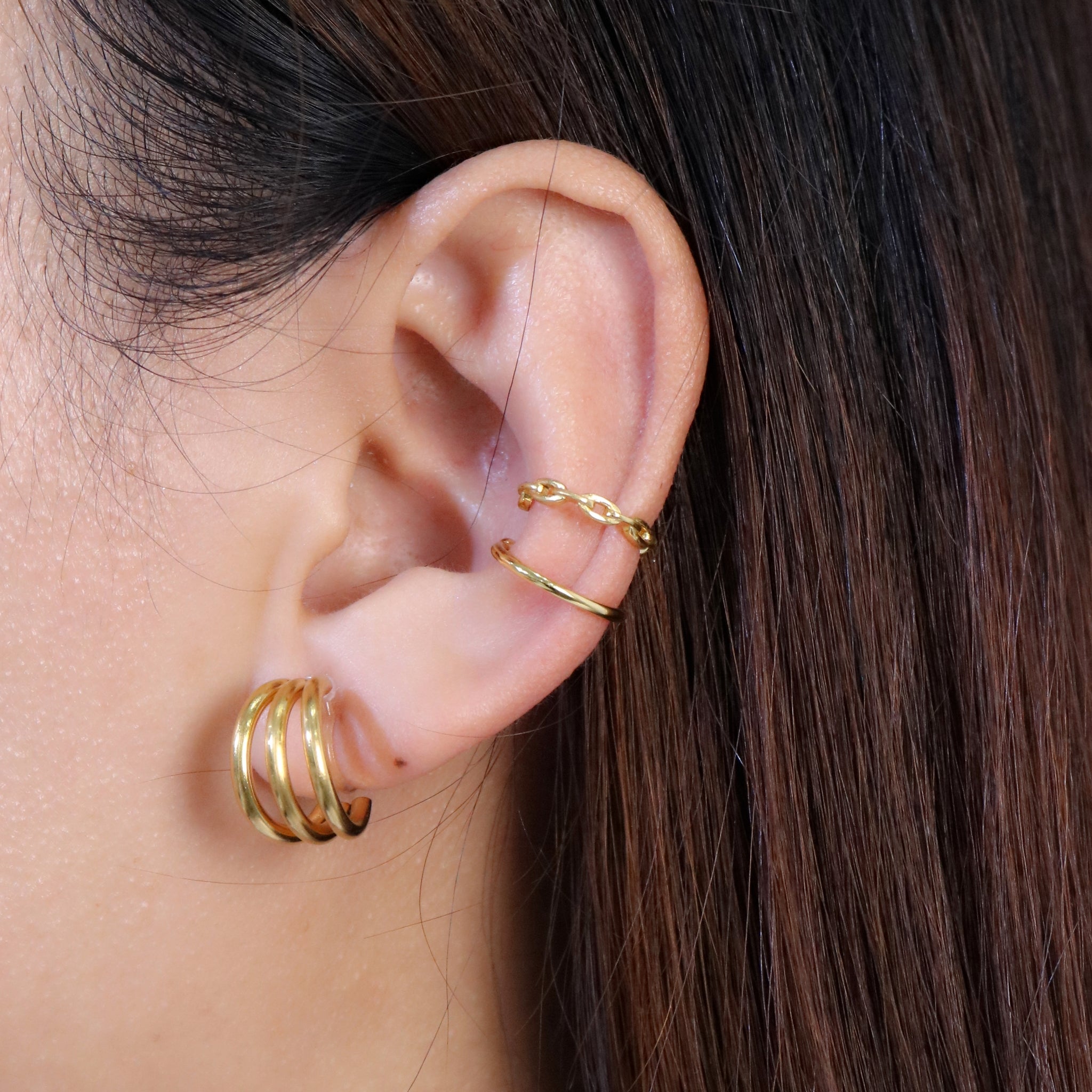 hoop clip-on earrings by SOMIY – pain-free non-pierced jewelry for everyday wear