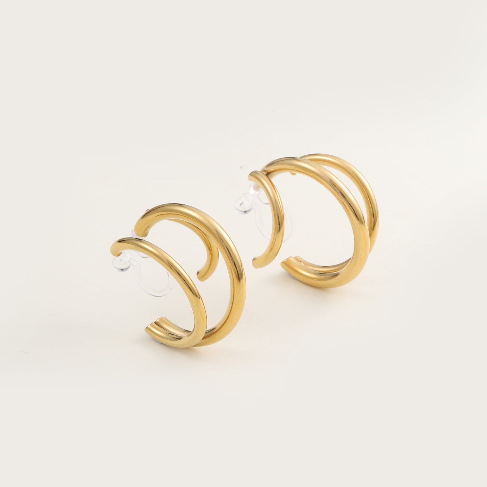 hoop clip-on earrings by SOMIY – pain-free non-pierced jewelry for everyday wear