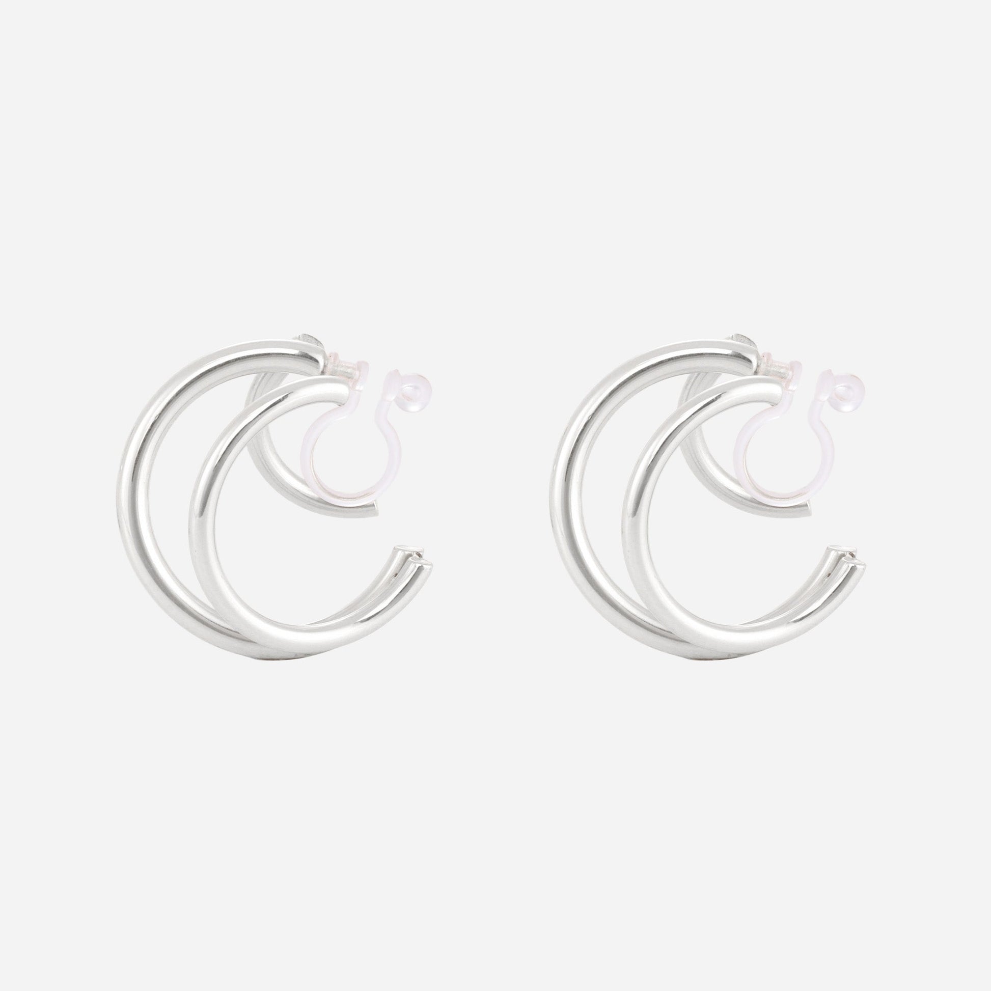 hoop clip-on earrings by SOMIY – pain-free non-pierced jewelry for everyday wear