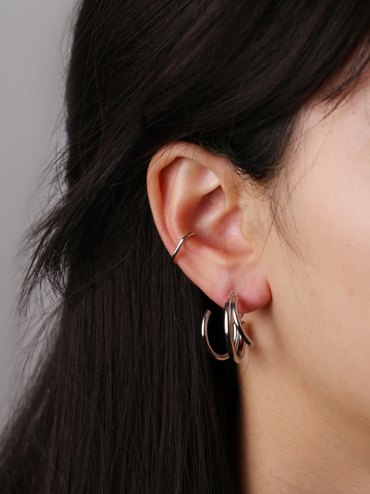 hoop clip-on earrings by SOMIY – pain-free non-pierced jewelry for everyday wear