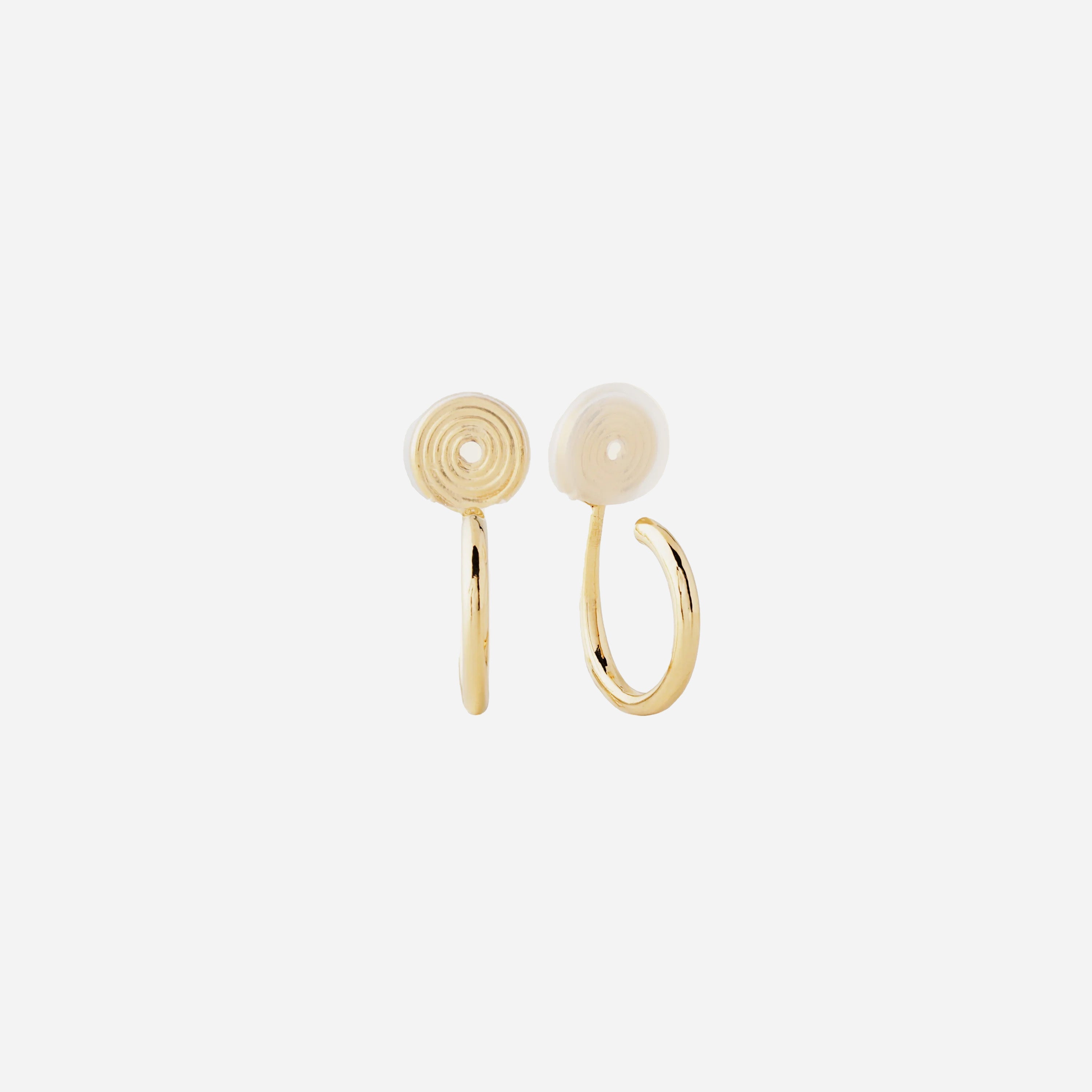 Goldhoop clip-on earrings by SOMIY – pain-free non-pierced jewelry for everyday wear