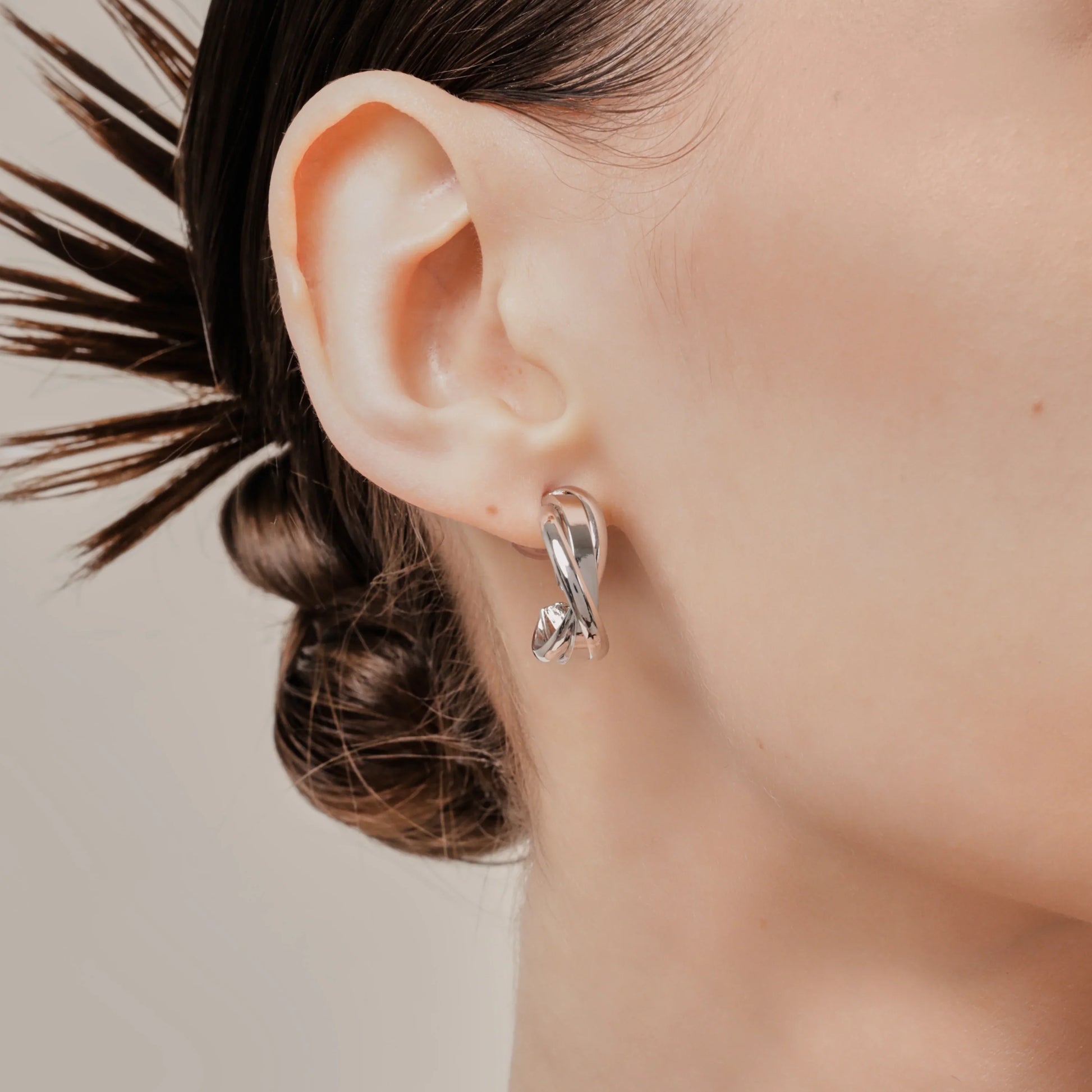 hoop clip-on earrings by SOMIY – pain-free non-pierced jewelry for everyday wear