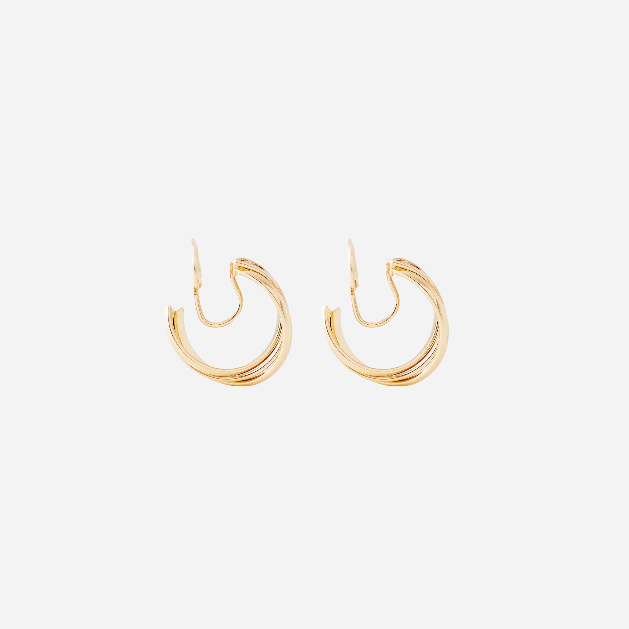 Goldhoop clip-on earrings by SOMIY – pain-free non-pierced jewelry for everyday wear