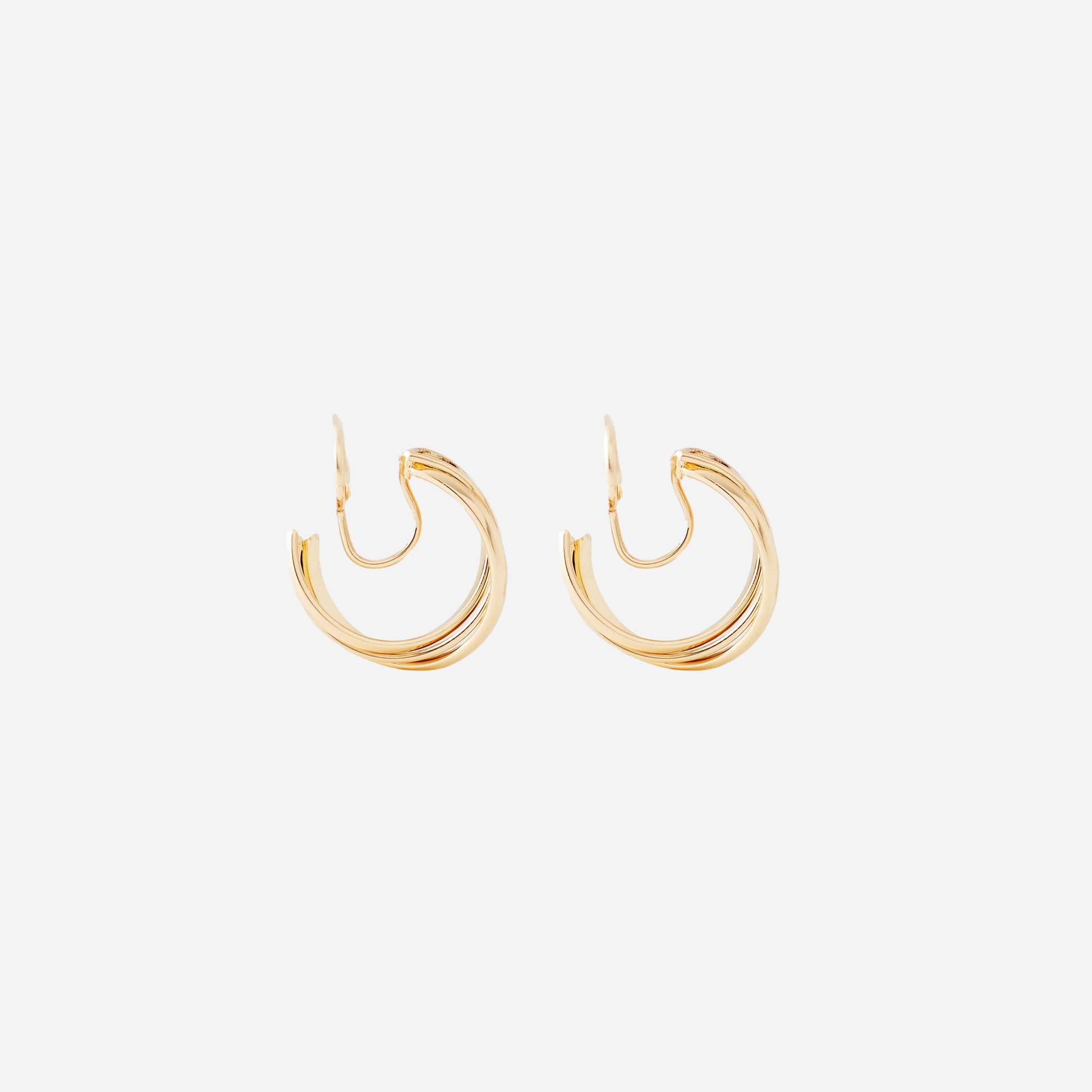 Goldhoop clip-on earrings by SOMIY – pain-free non-pierced jewelry for everyday wear