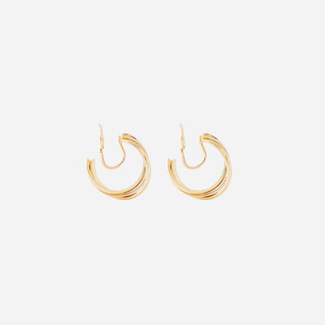 Goldhoop clip-on earrings by SOMIY – pain-free non-pierced jewelry for everyday wear