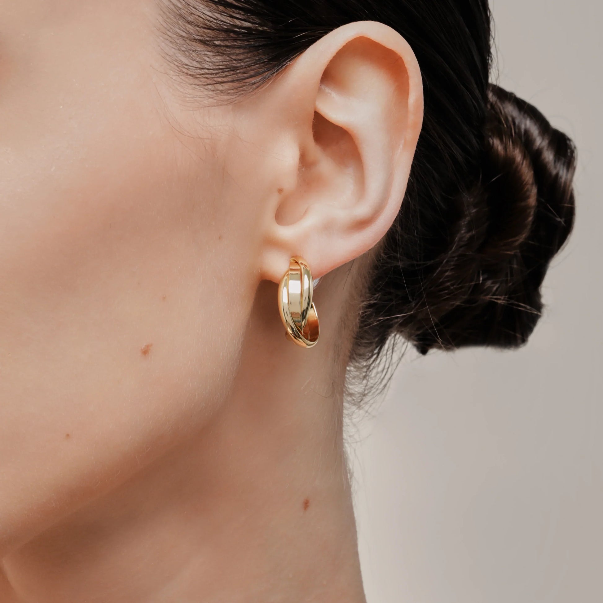 hoop clip-on earrings by SOMIY – pain-free non-pierced jewelry for everyday wear