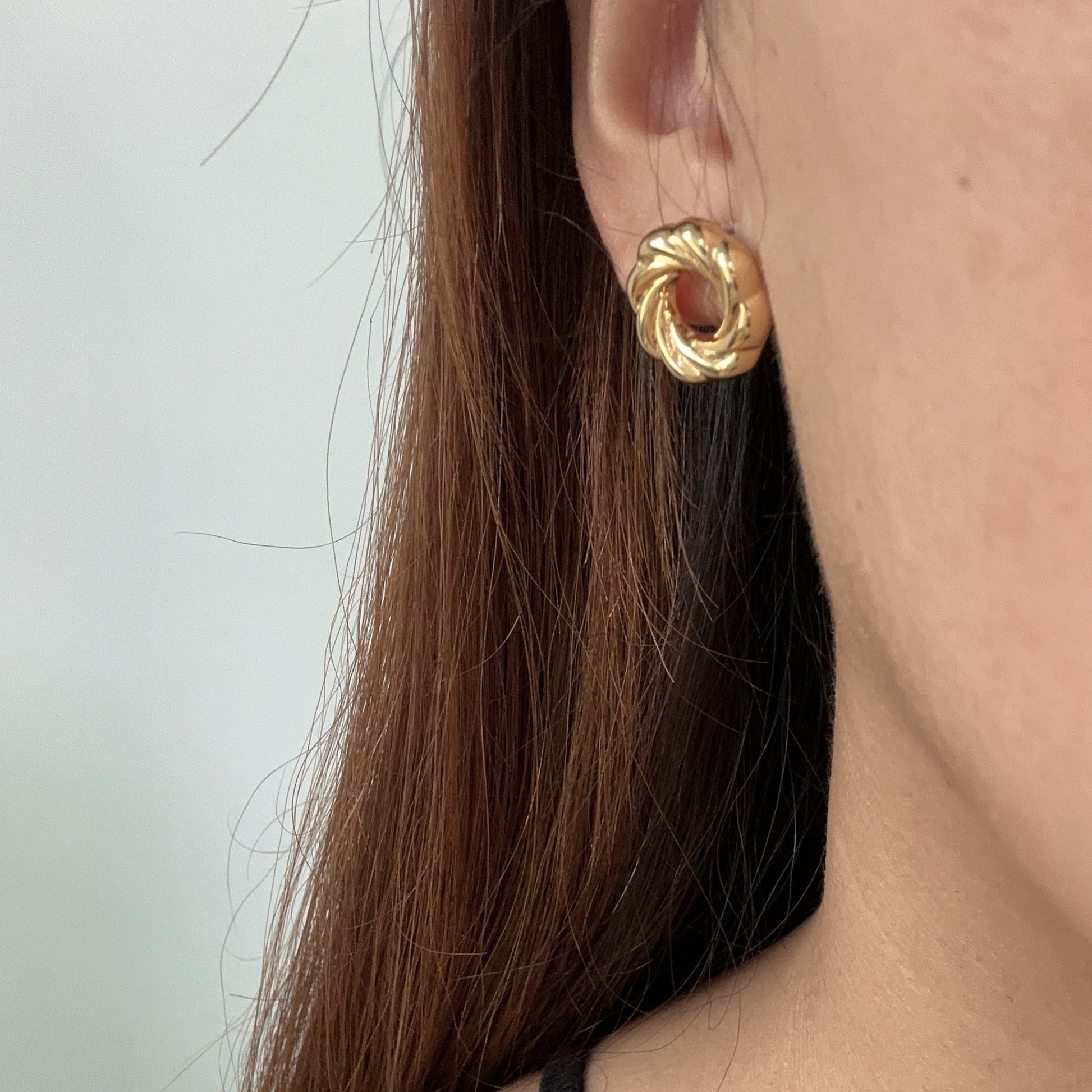 hoop clip-on earrings by SOMIY – pain-free non-pierced jewelry for everyday wear