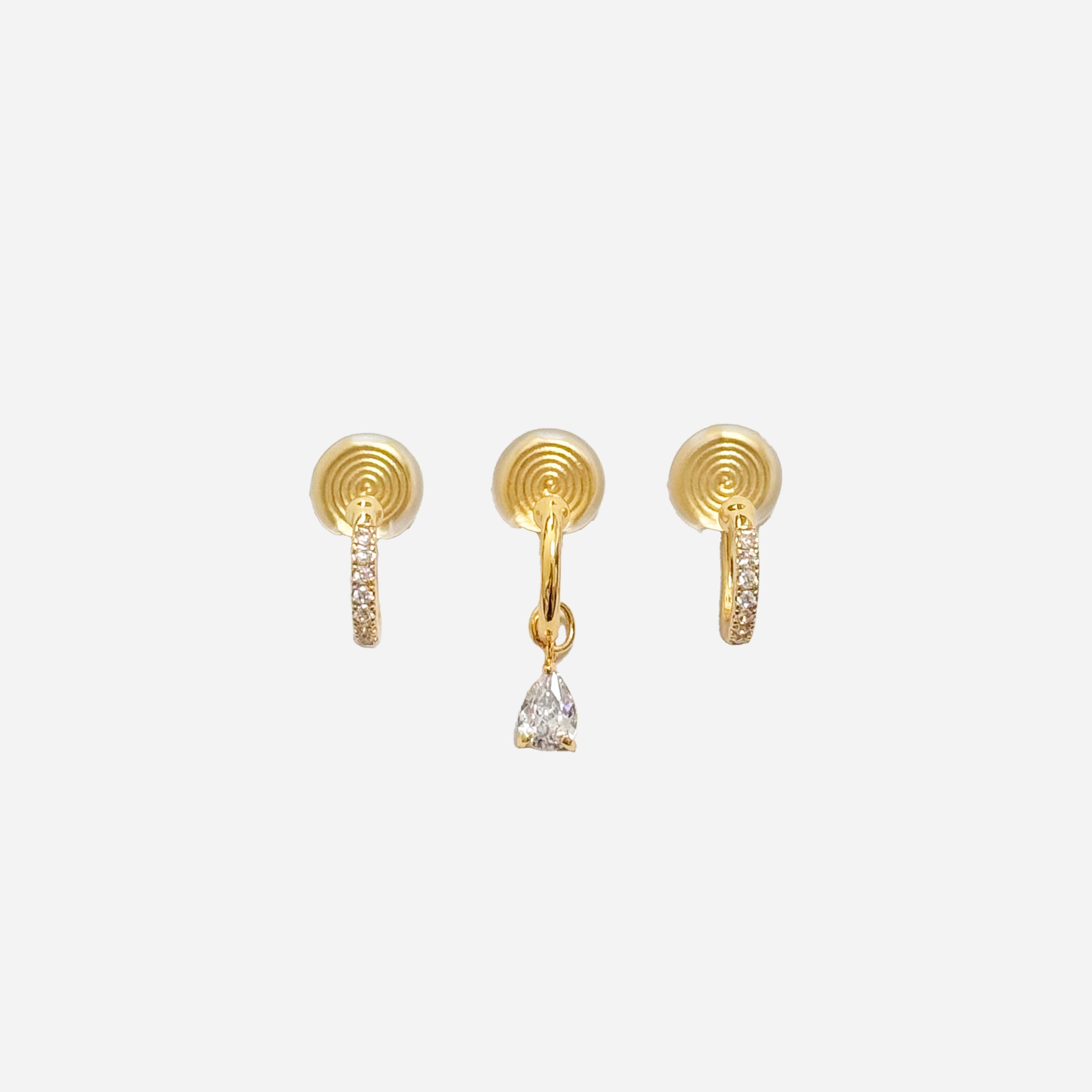 Goldhoop clip-on earrings by SOMIY – pain-free non-pierced jewelry for everyday wear