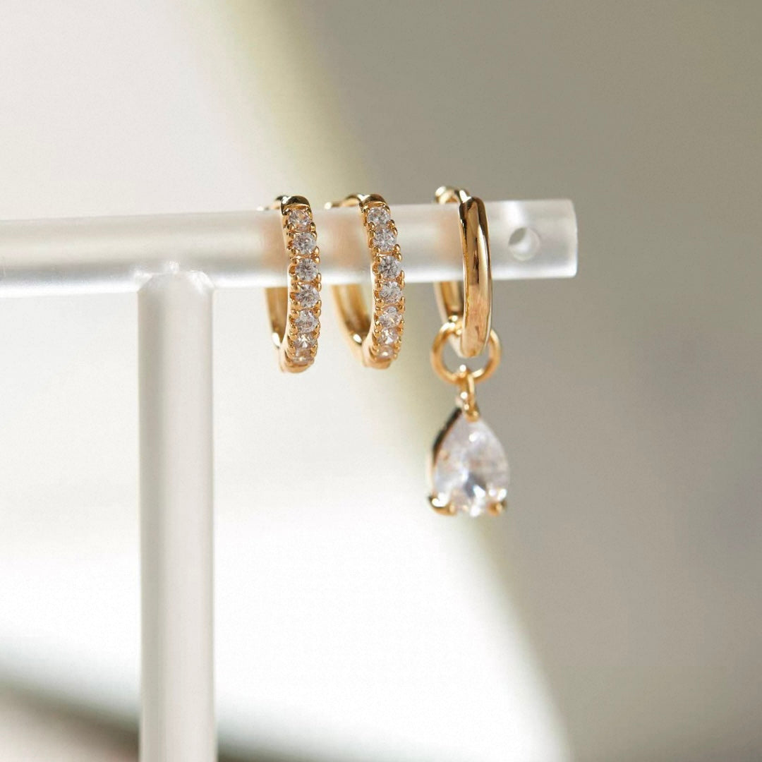 hoop clip-on earrings by SOMIY – pain-free non-pierced jewelry for everyday wear