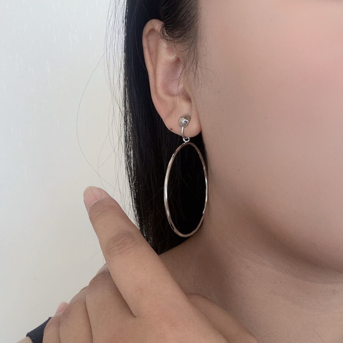 hoop clip-on earrings by SOMIY – pain-free non-pierced jewelry for everyday wear