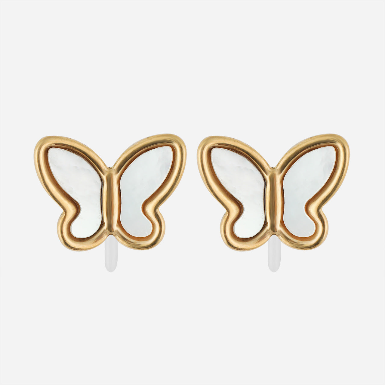 Gold Pearlclip-on earrings by SOMIY – pain-free non-pierced jewelry for everyday wear