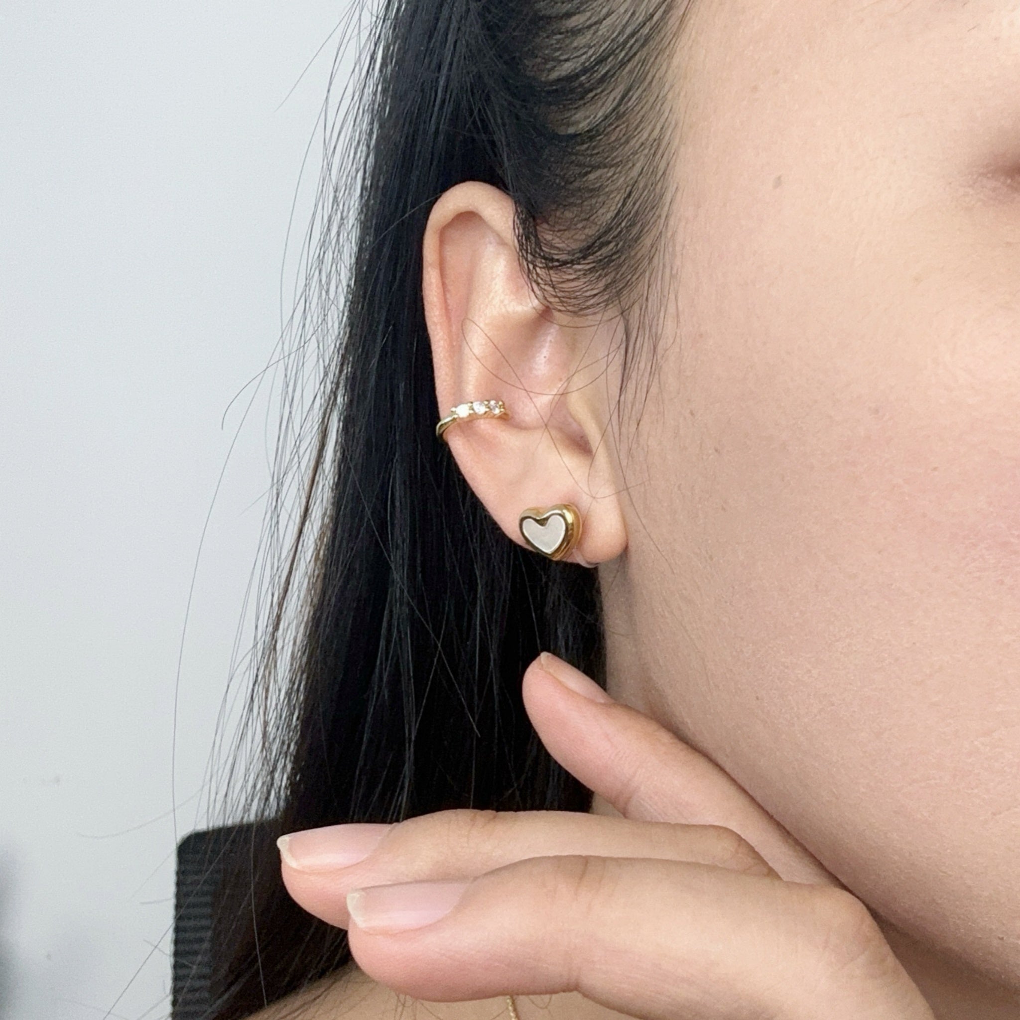 Goldstud clip-on earrings by SOMIY – pain-free non-pierced jewelry for everyday wear