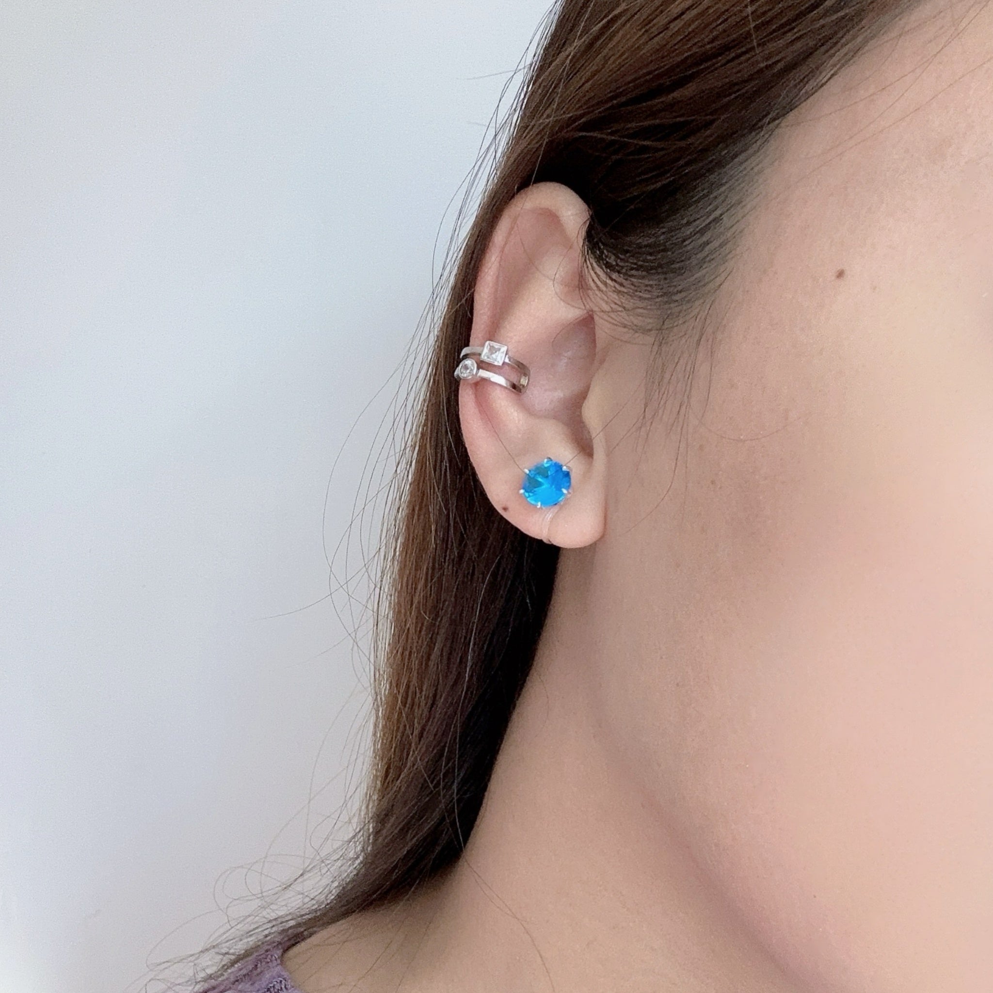 Silverstud clip-on earrings by SOMIY – pain-free non-pierced jewelry for everyday wear