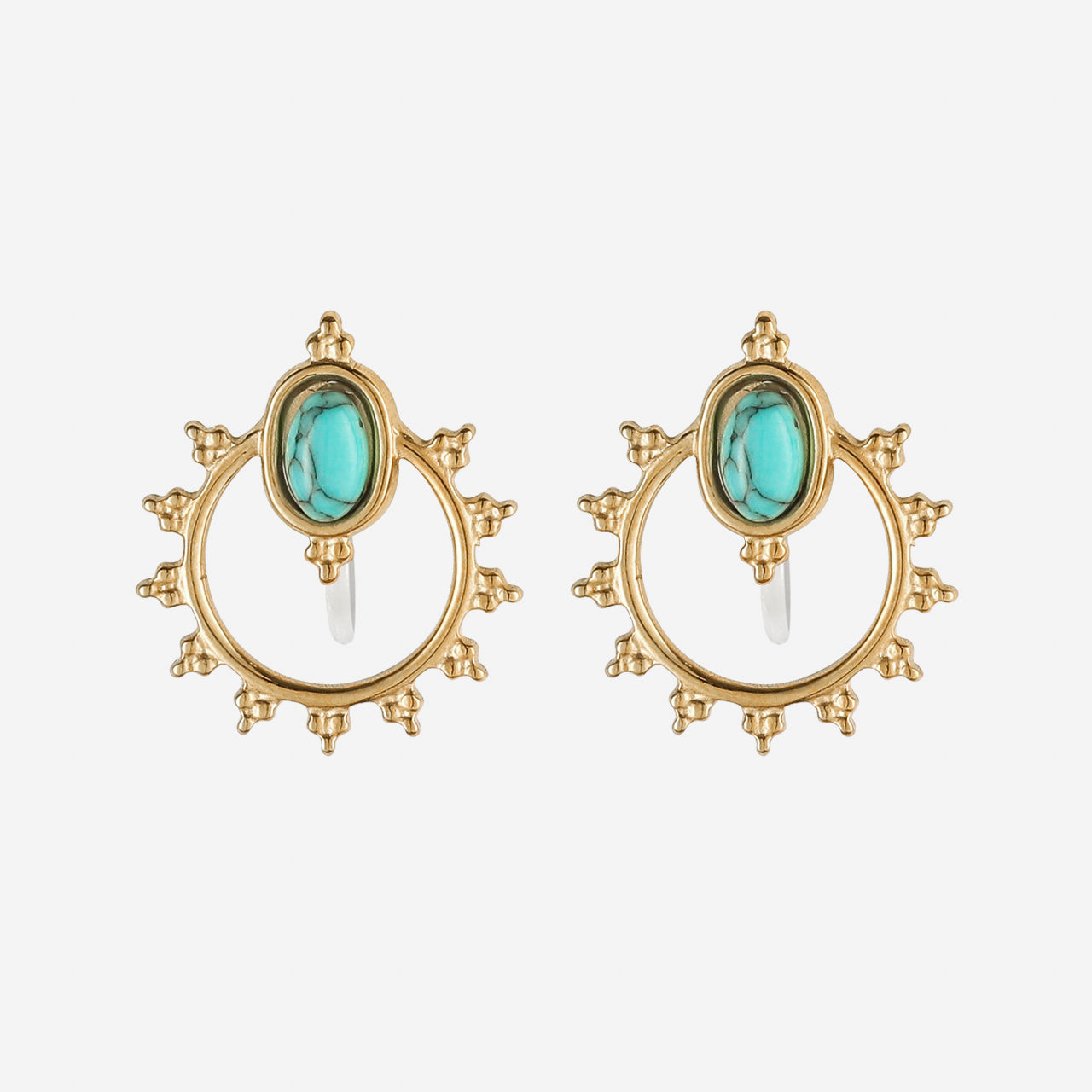 stud clip-on earrings by SOMIY – pain-free non-pierced jewelry for everyday wear
