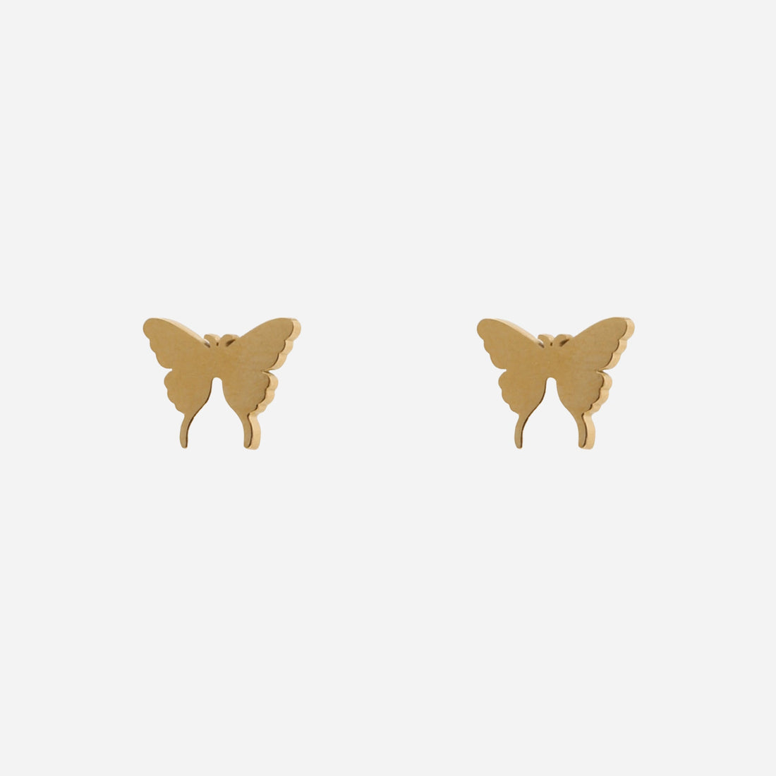 Gold Resinstud clip-on earrings by SOMIY – pain-free non-pierced jewelry for everyday wear